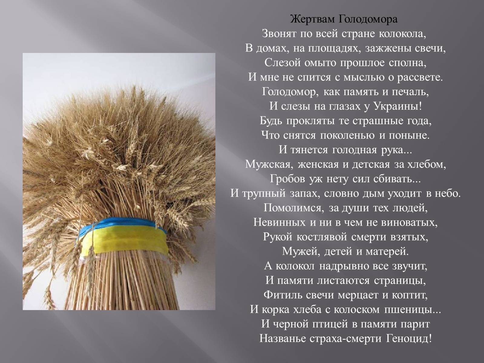 Презентація на тему «Голодомор» (варіант 16) - Слайд #2 Презентація на тему «Голодомор» (варіант 16) - Слайд #2