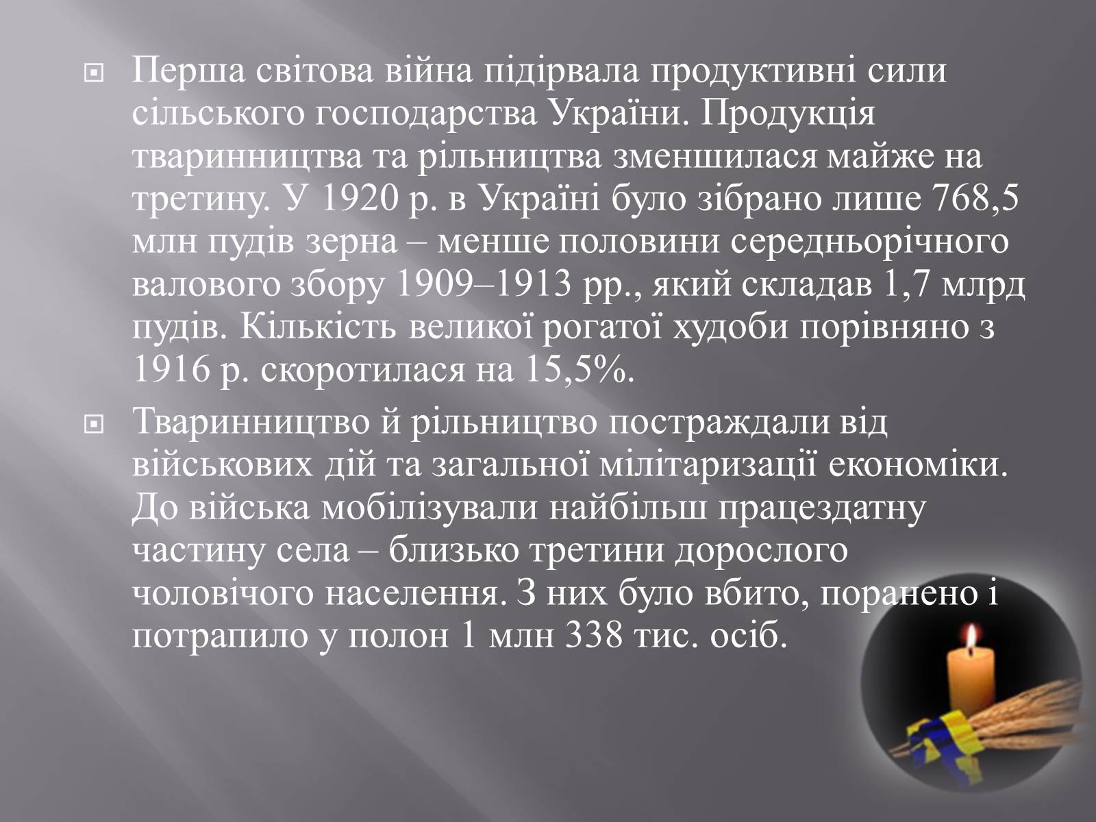 Презентація на тему «Голодомор» (варіант 16) - Слайд #4 Презентація на тему «Голодомор» (варіант 16) - Слайд #4
