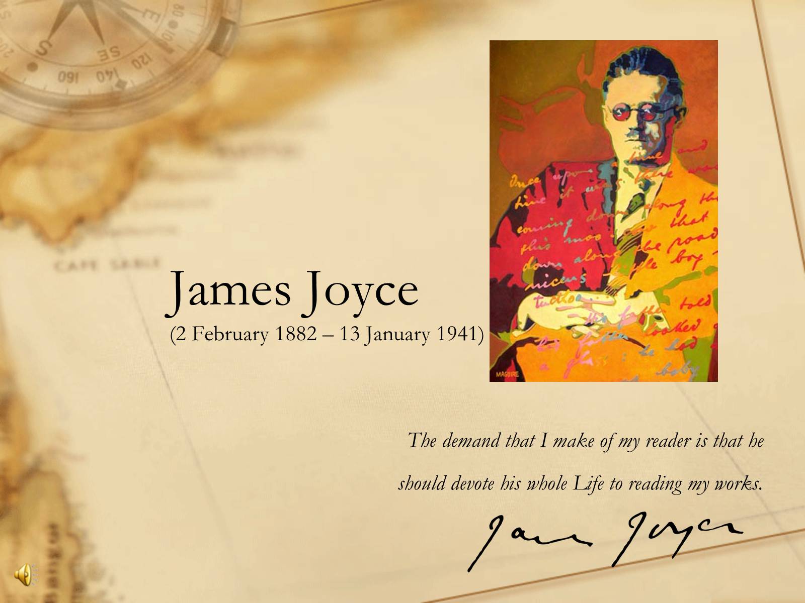 Презентація на тему «James Joyce» - Слайд #1 Презентація на тему «James Joyce» - Слайд #1