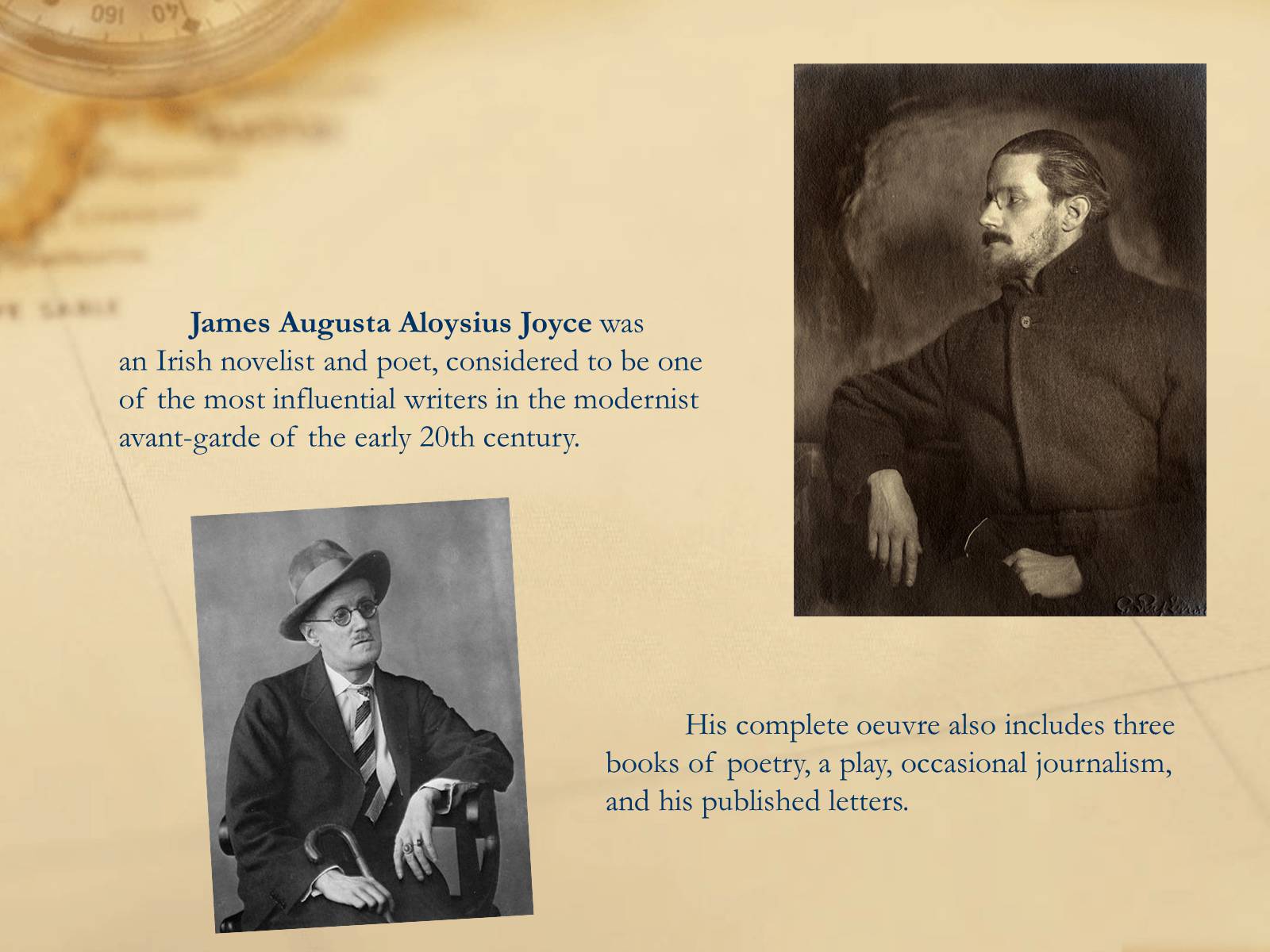 Презентація на тему «James Joyce» - Слайд #2 Презентація на тему «James Joyce» - Слайд #2