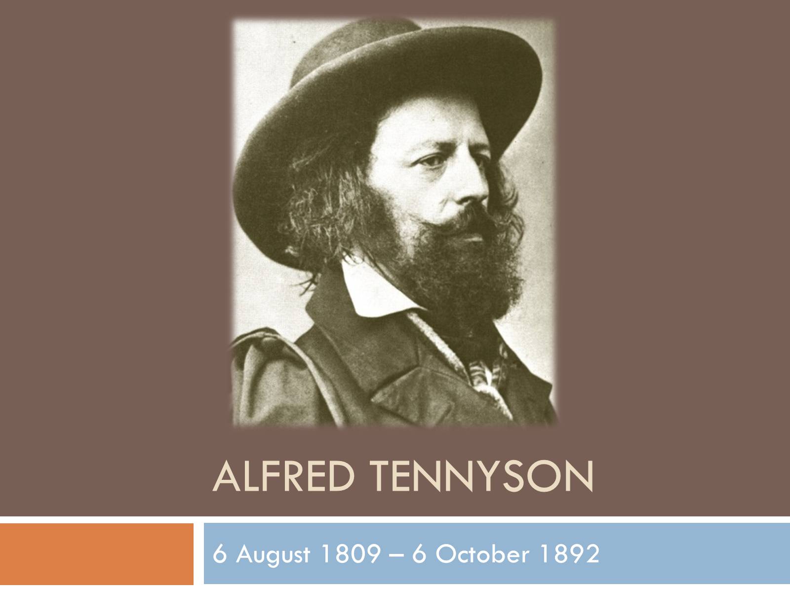 Презентація на тему «Alfred Tennyson» - Слайд #1 Презентація на тему «Alfred Tennyson» - Слайд #1