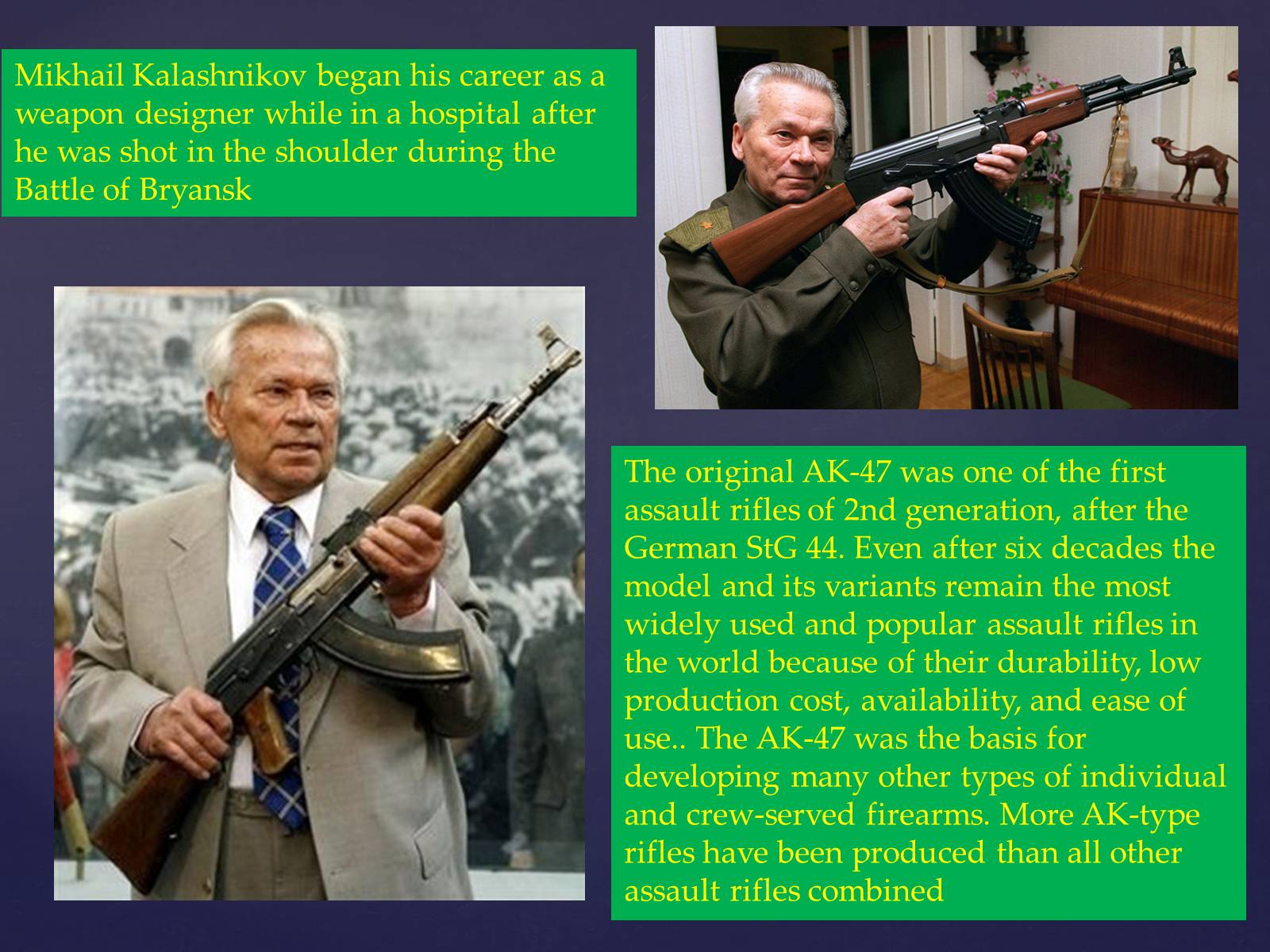 Презентація на тему «Automatic Kalashnikov» - Слайд #2 Презентація на тему «Automatic Kalashnikov» - Слайд #2