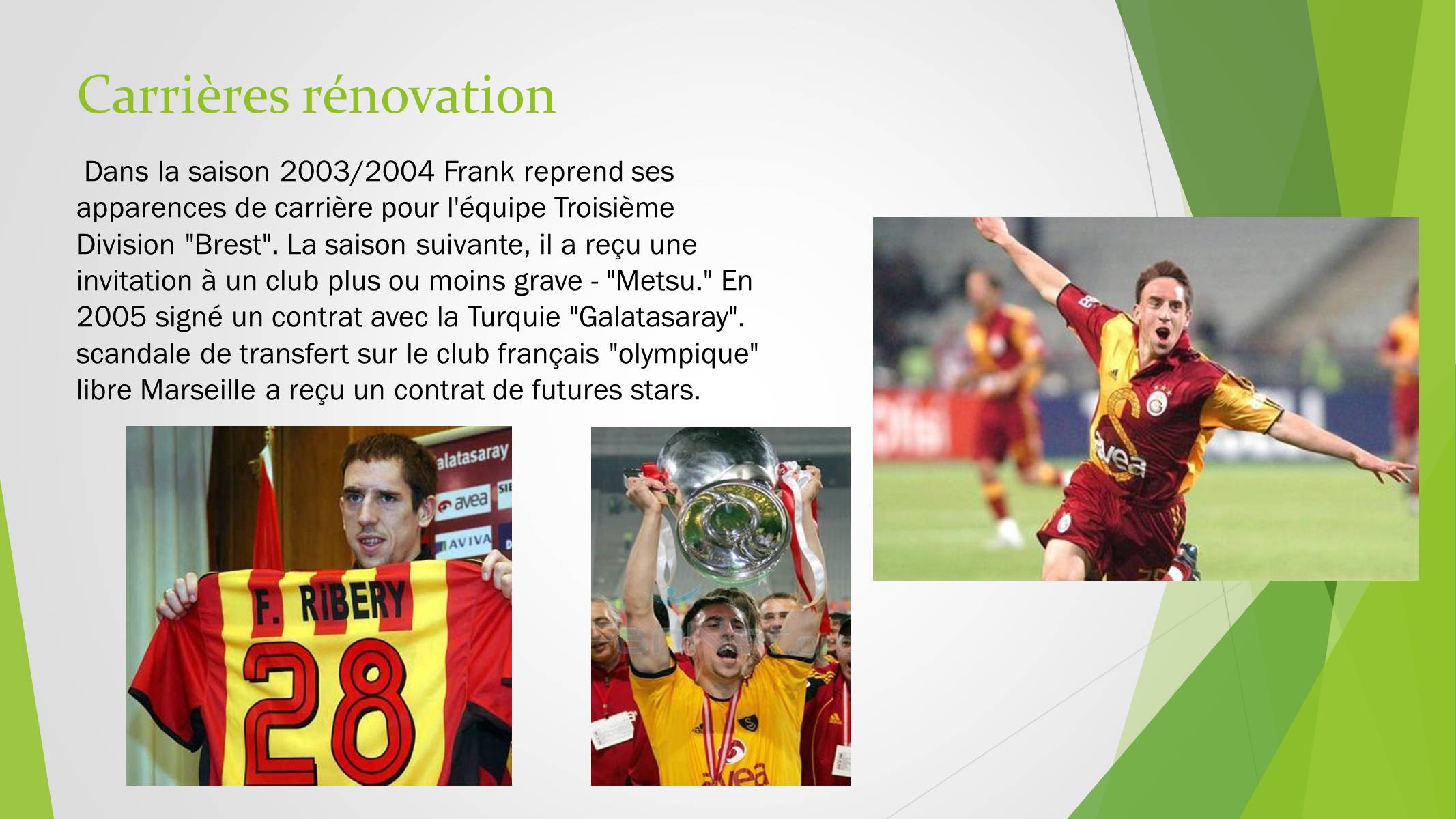 Презентація на тему «Franck Ribery» - Слайд #4 Презентація на тему «Franck Ribery» - Слайд #4