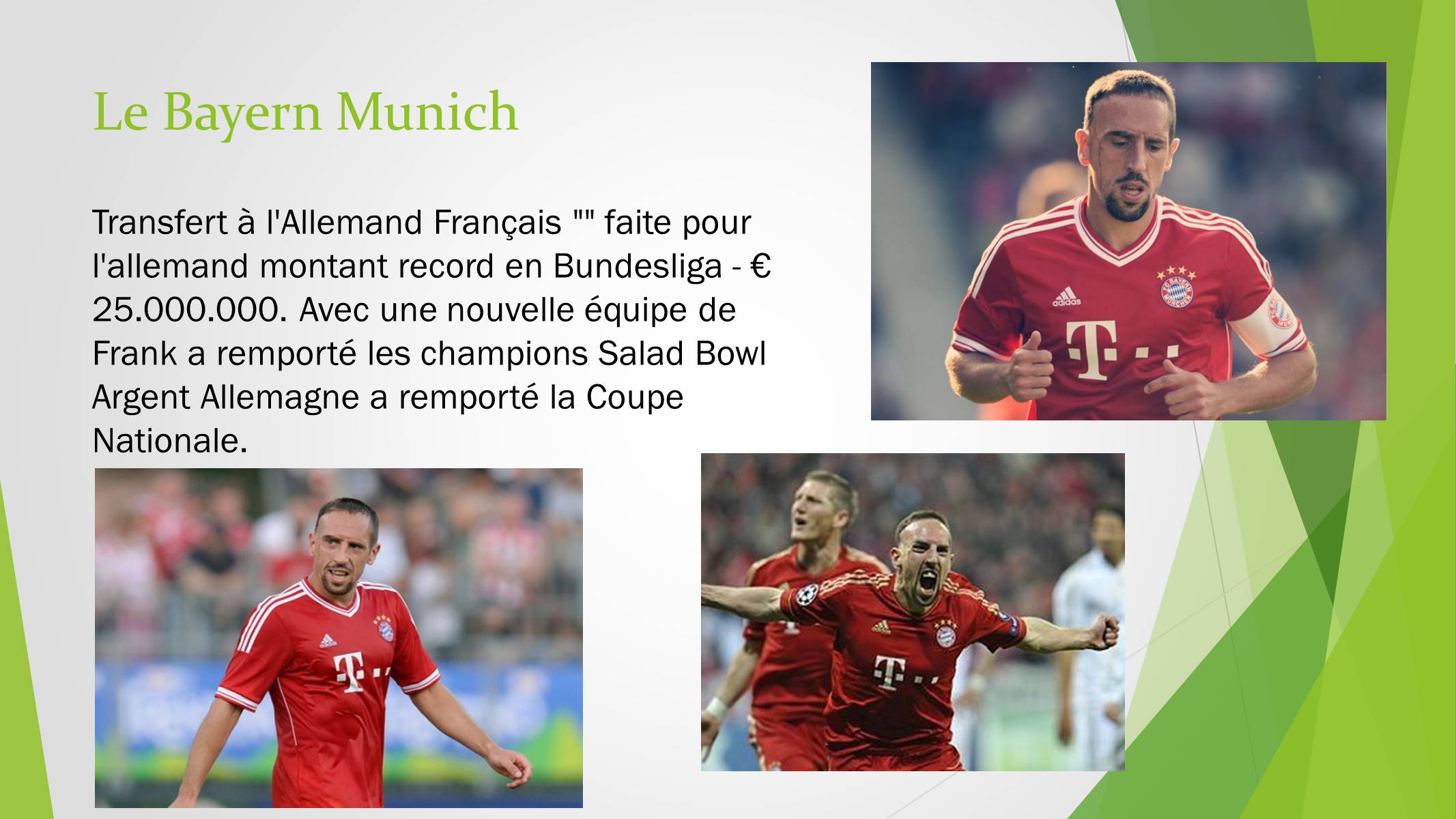 Презентація на тему «Franck Ribery» - Слайд #5 Презентація на тему «Franck Ribery» - Слайд #5