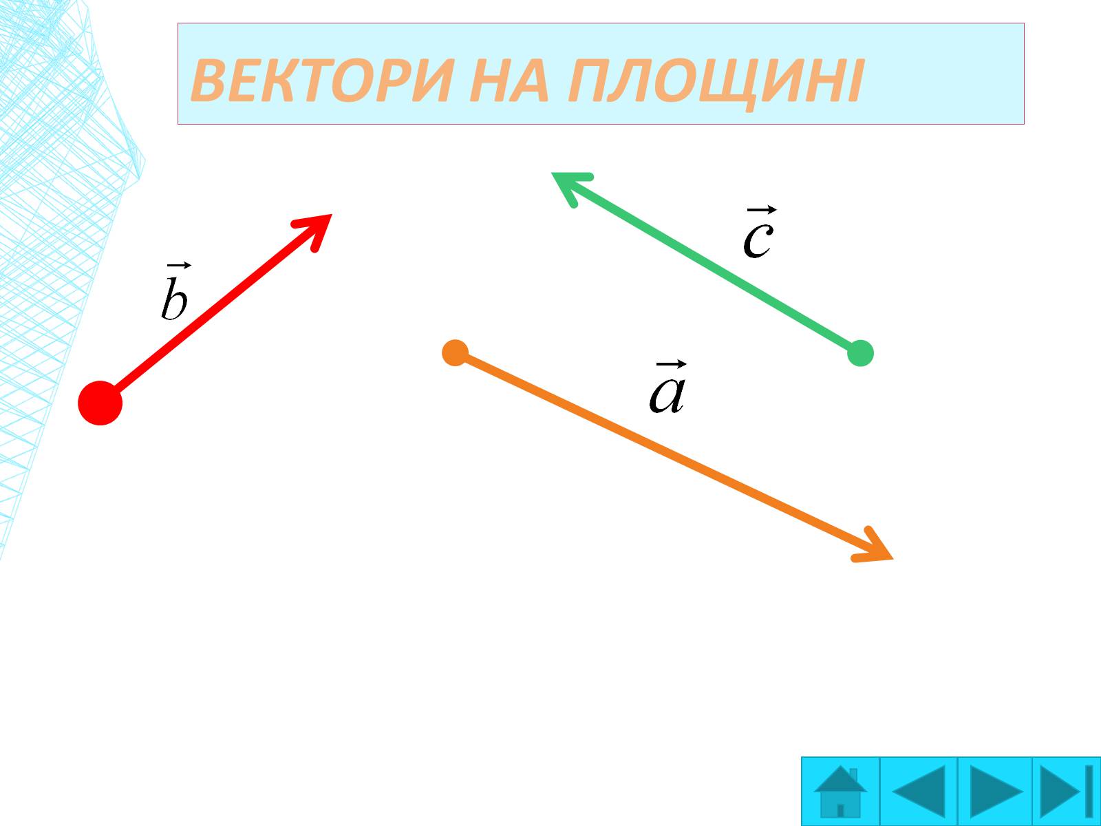 Презентація на тему «Вектори на площині» - Слайд #2