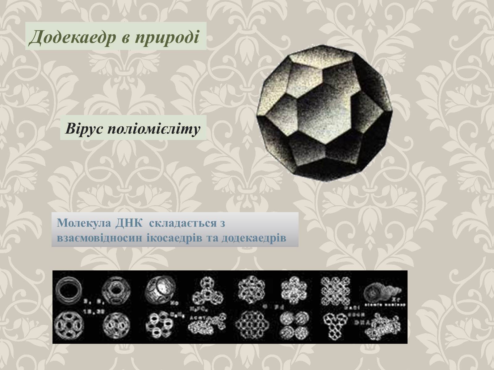Презентація на тему «Правильні многогранники» (варіант 4) - Слайд #12 Презентація на тему «Правильні многогранники» (варіант 4) - Слайд #12