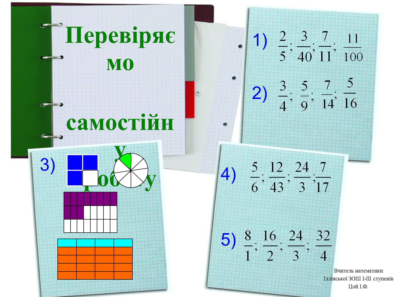 Презентація на тему «Звичайні дроби №2» - Слайд #13 Презентація на тему «Звичайні дроби №2» - Слайд #13