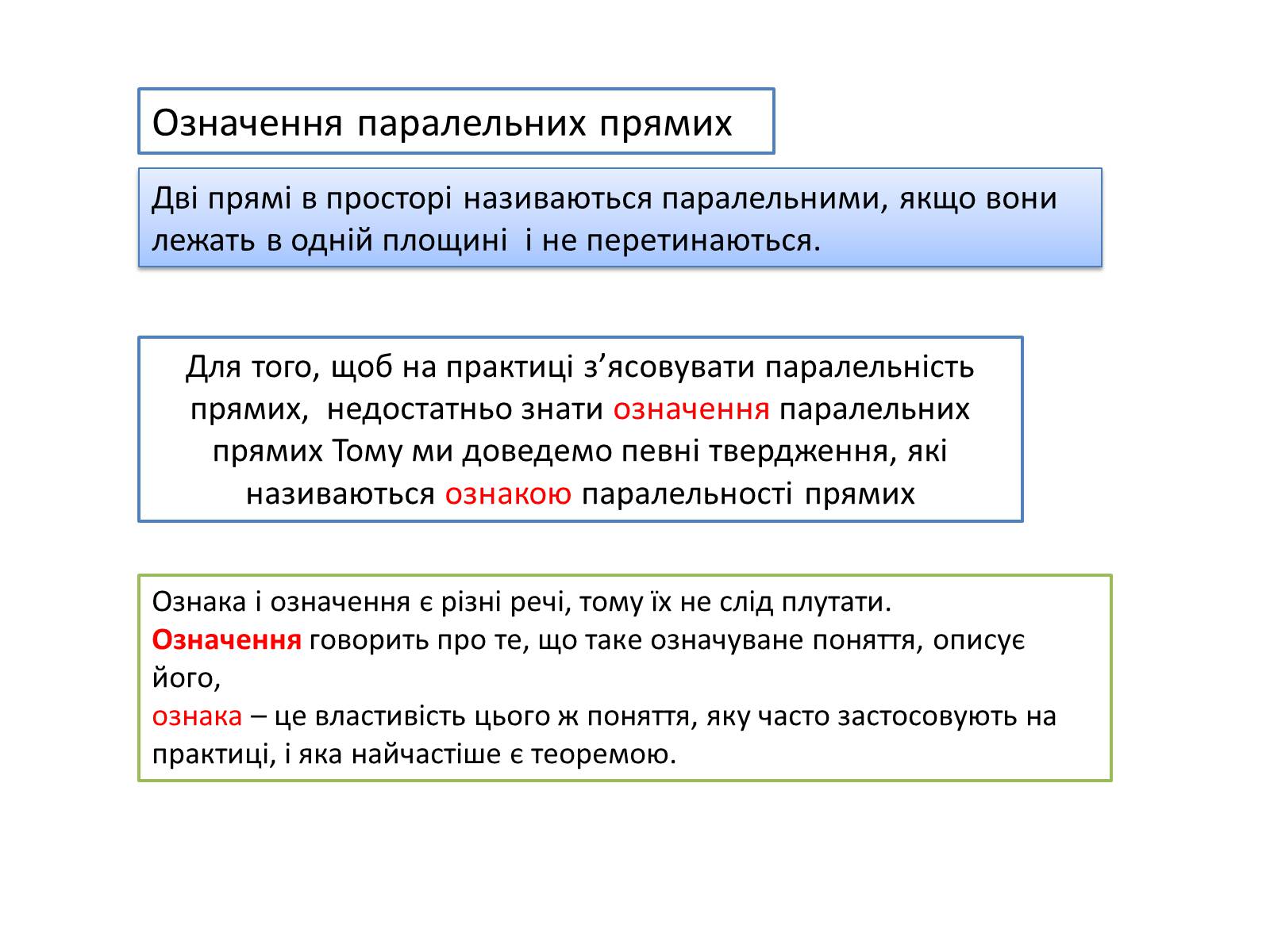 Презентація на тему «Ознаки паралельності прямих» - Слайд #2 Презентація на тему «Ознаки паралельності прямих» - Слайд #2