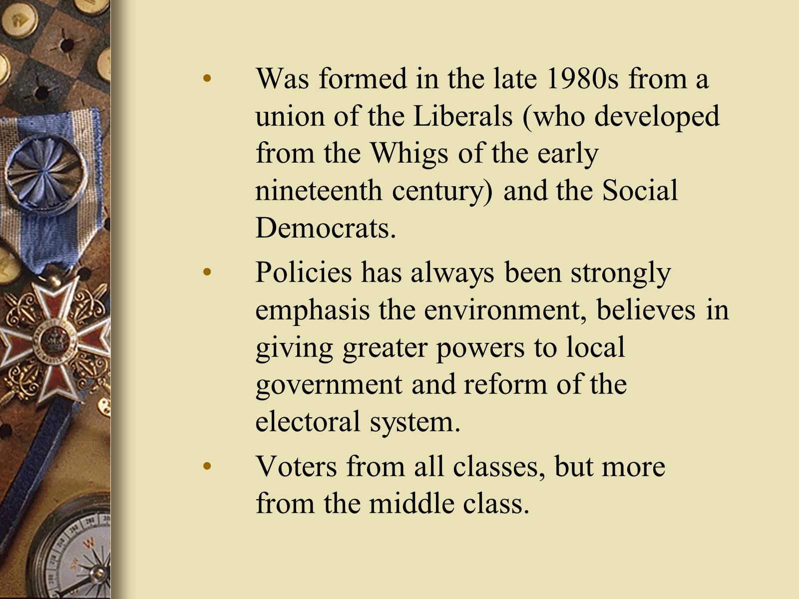 Презентація на тему «The Liberal Democrats» - Слайд #4 Презентація на тему «The Liberal Democrats» - Слайд #4
