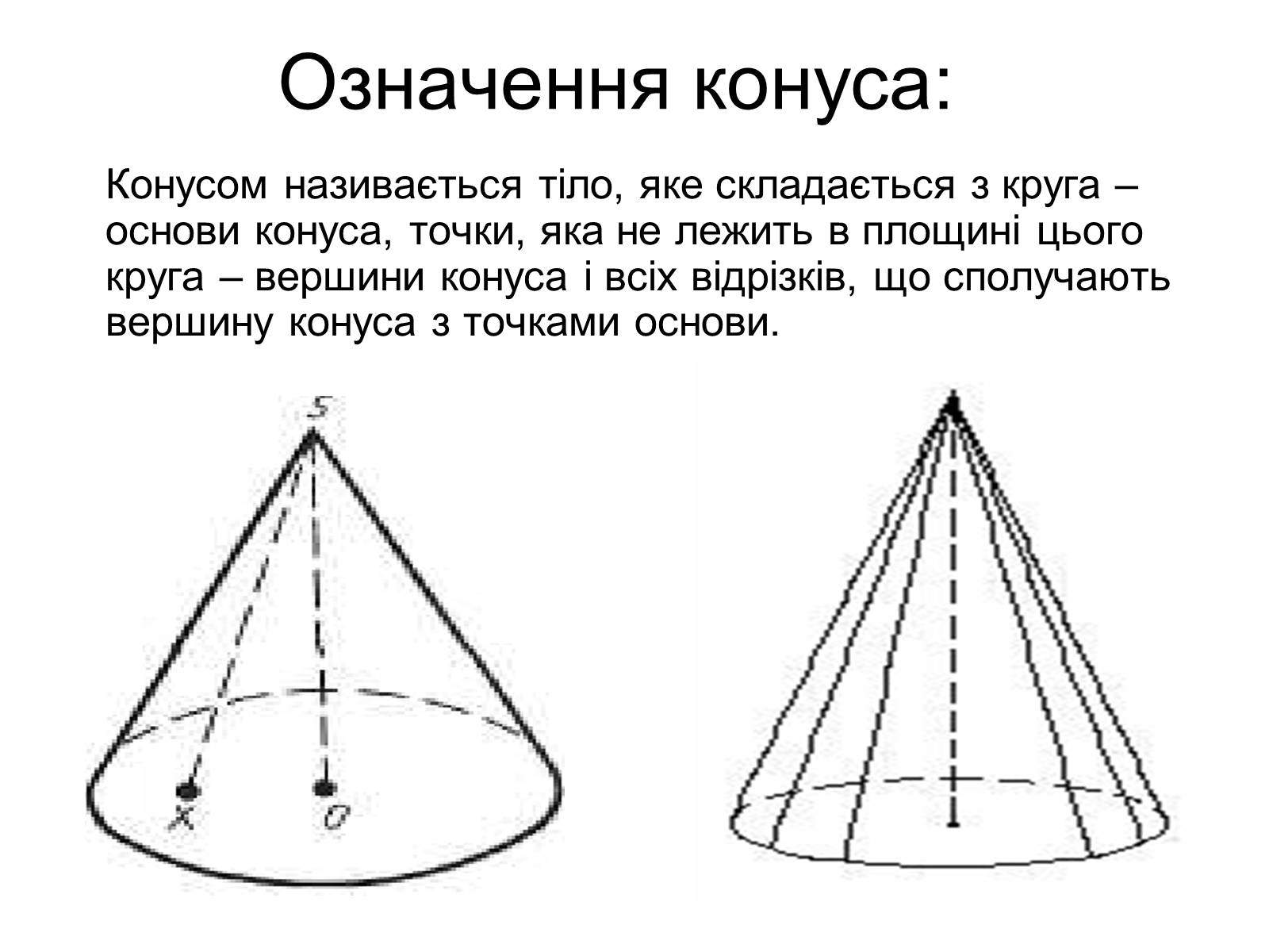 Презентація на тему «Конус» (варіант 4) - Слайд #4 Презентація на тему «Конус» (варіант 4) - Слайд #4