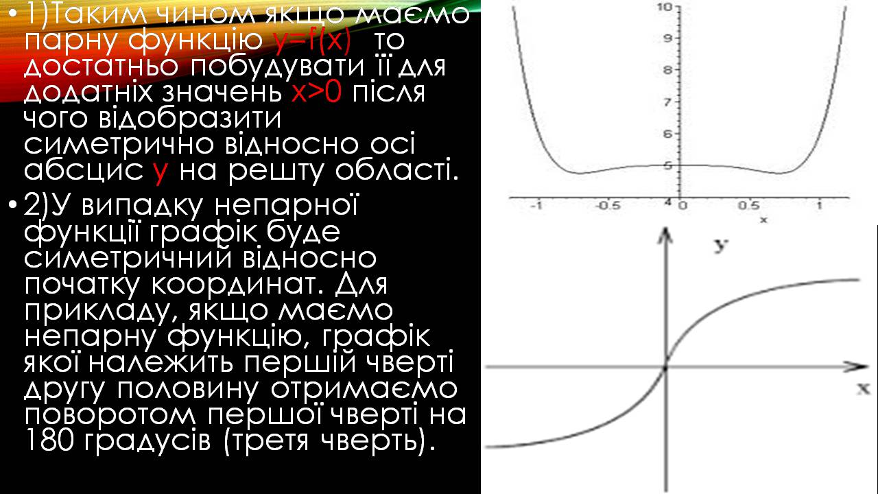 Презентація на тему «Дослідження функції, побудова графіка» - Слайд #8 Презентація на тему «Дослідження функції, побудова графіка» - Слайд #8