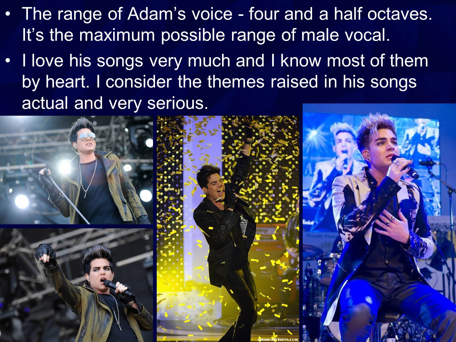 Презентація на тему «ADAM LAMBERT» - Слайд #10 Презентація на тему «ADAM LAMBERT» - Слайд #10