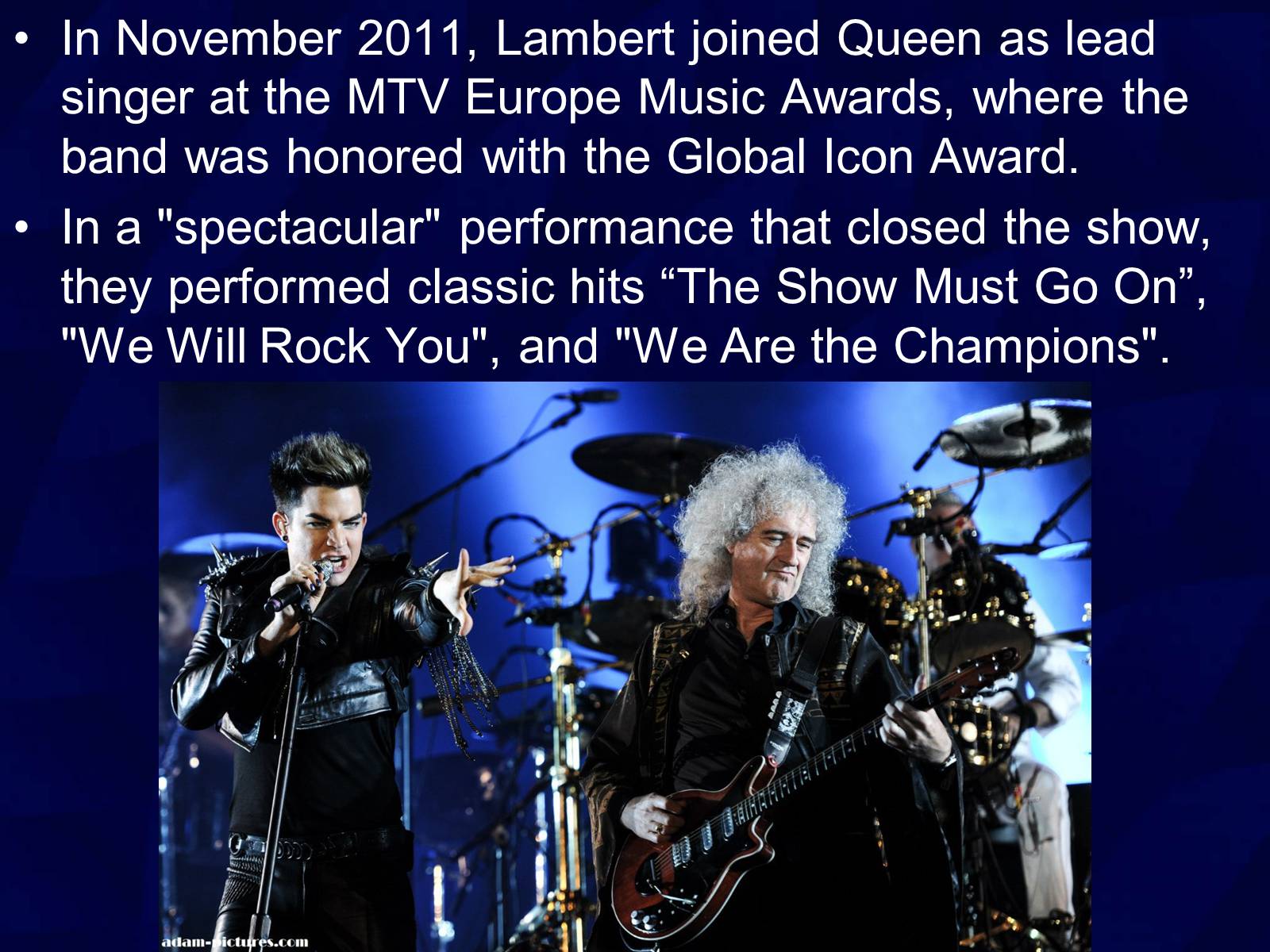 Презентація на тему «ADAM LAMBERT» - Слайд #6 Презентація на тему «ADAM LAMBERT» - Слайд #6