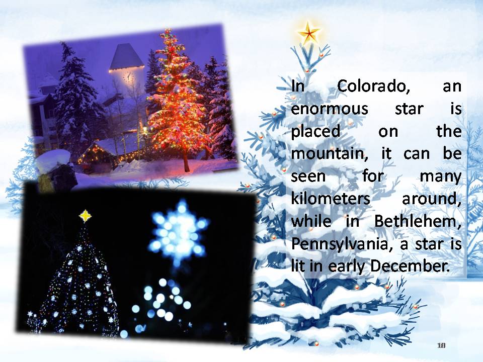 Презентація на тему «Christmas in United States of America» - Слайд #10 Презентація на тему «Christmas in United States of America» - Слайд #10