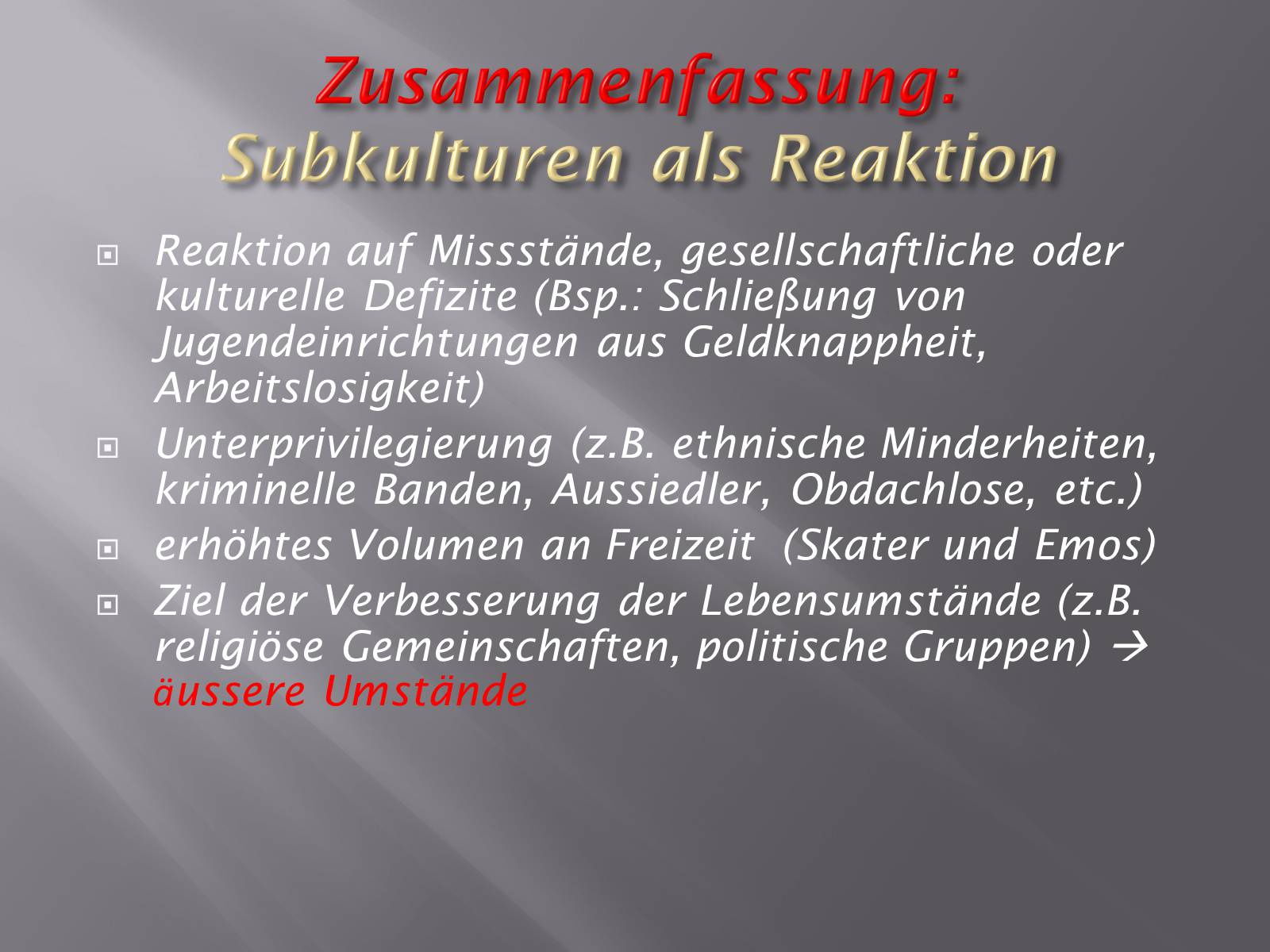 Презентація на тему «Die Subkulturen Deutschlands» - Слайд #22 Презентація на тему «Die Subkulturen Deutschlands» - Слайд #22