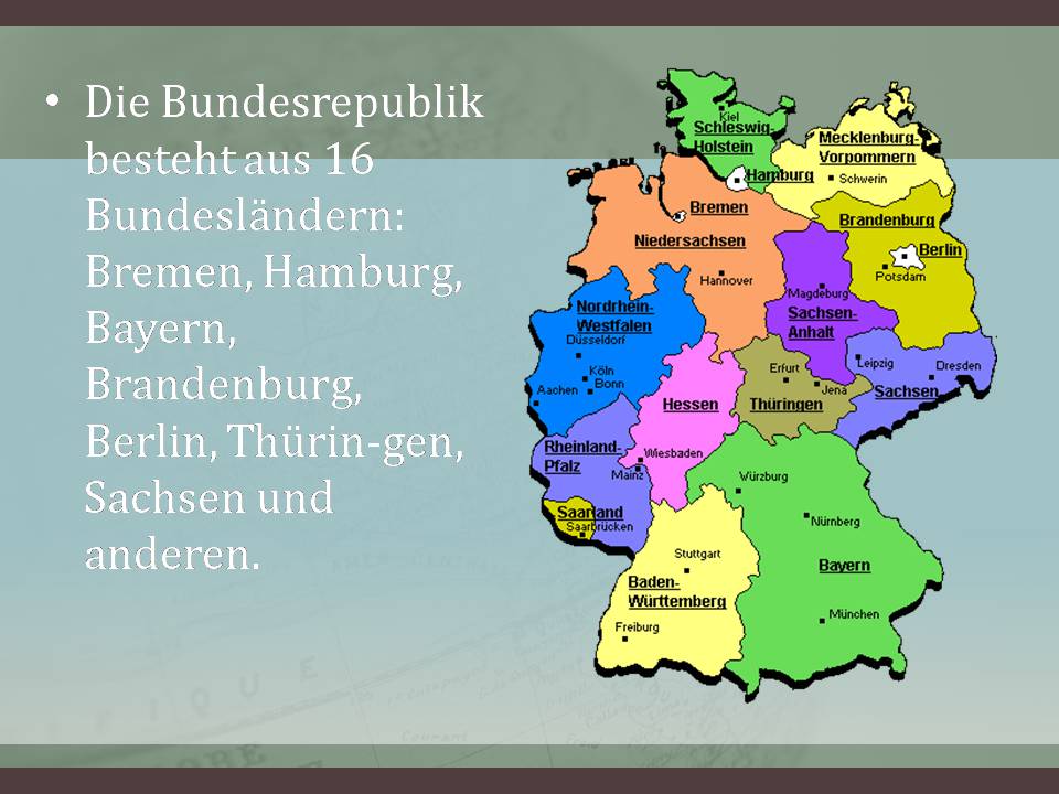 Презентація на тему «Deutschland» (варіант 4) - Слайд #3 Презентація на тему «Deutschland» (варіант 4) - Слайд #3