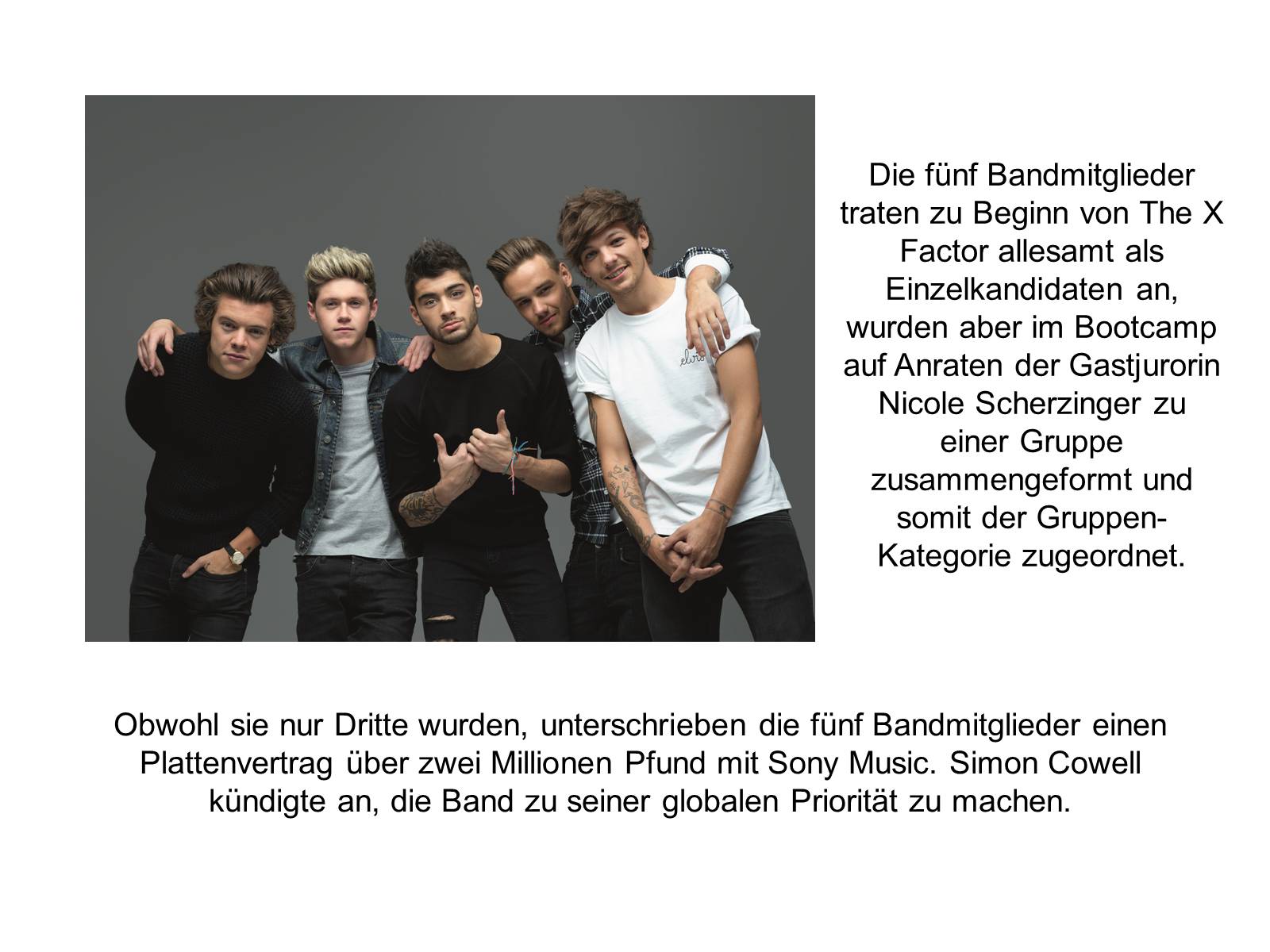 Презентація на тему «One Direction» - Слайд #4 Презентація на тему «One Direction» - Слайд #4