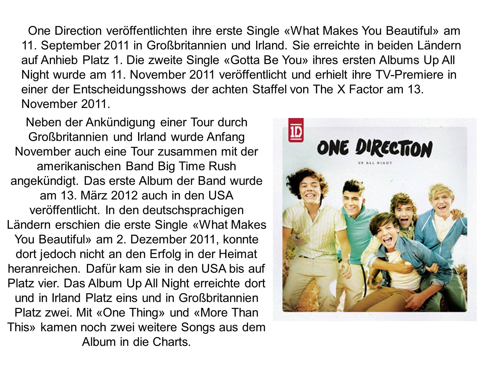 Презентація на тему «One Direction» - Слайд #5 Презентація на тему «One Direction» - Слайд #5