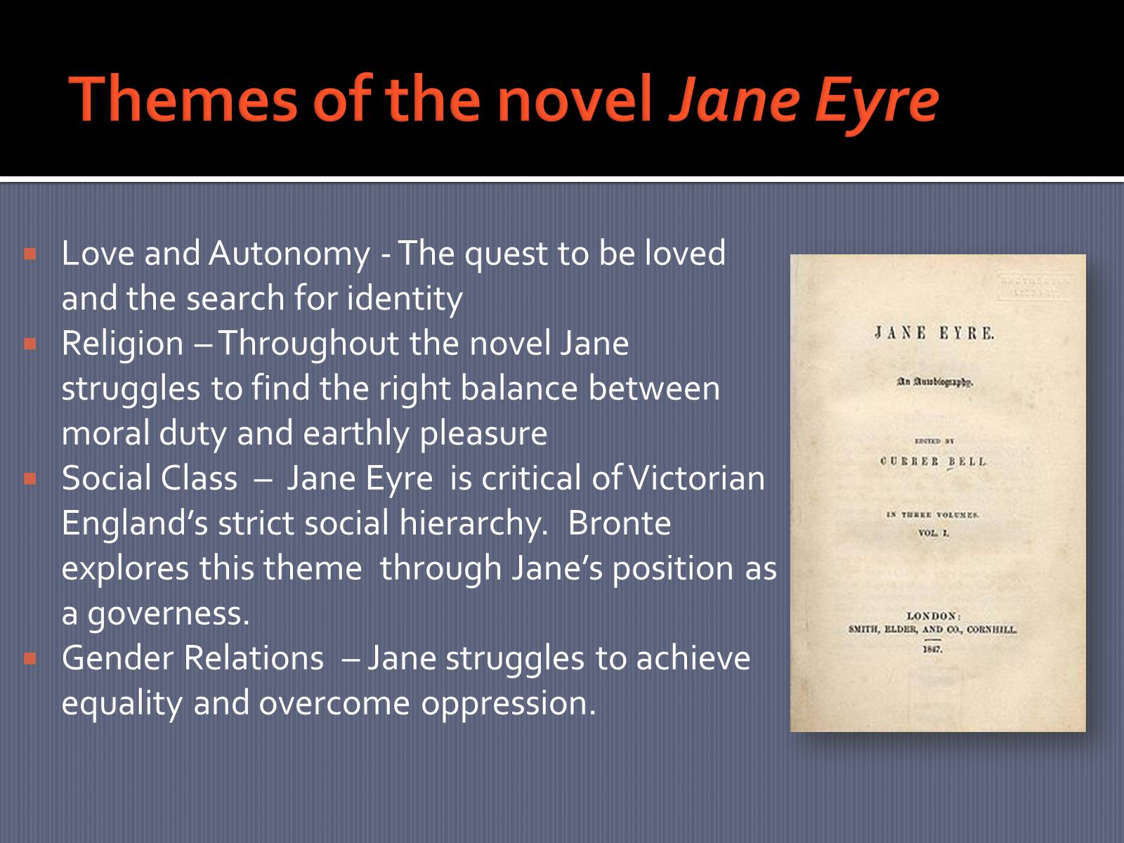 Презентація на тему «Charlotte Bronte» (варіант 2) - Слайд #6 Презентація на тему «Charlotte Bronte» (варіант 2) - Слайд #6