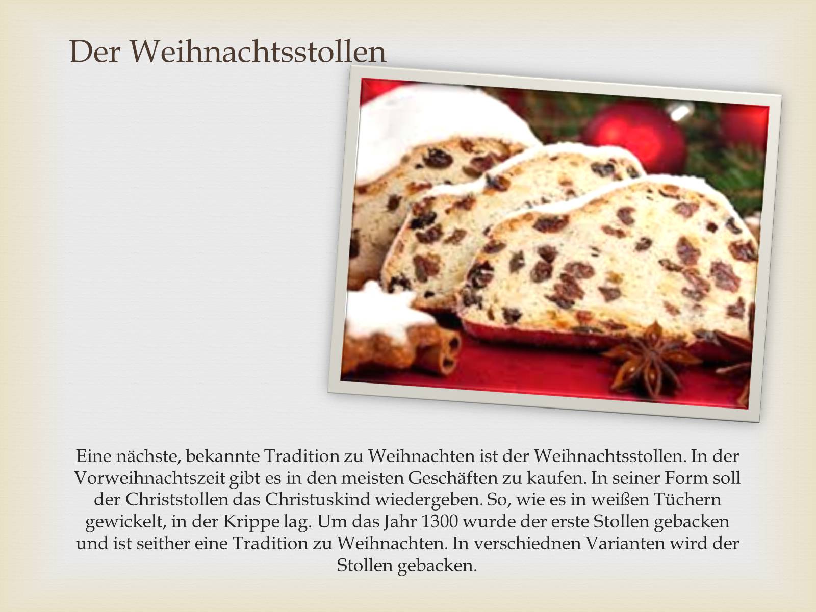 Презентація на тему «Weihnachten in Deutschland» (варіант 1) - Слайд #19 Презентація на тему «Weihnachten in Deutschland» (варіант 1) - Слайд #19