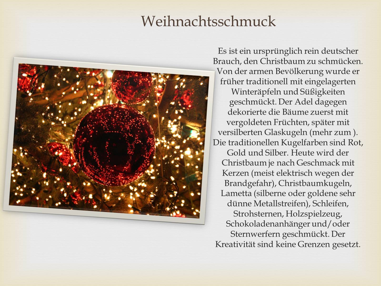 Презентація на тему «Weihnachten in Deutschland» (варіант 1) - Слайд #5 Презентація на тему «Weihnachten in Deutschland» (варіант 1) - Слайд #5