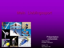Презентація на тему «Mein Lieblingssport»