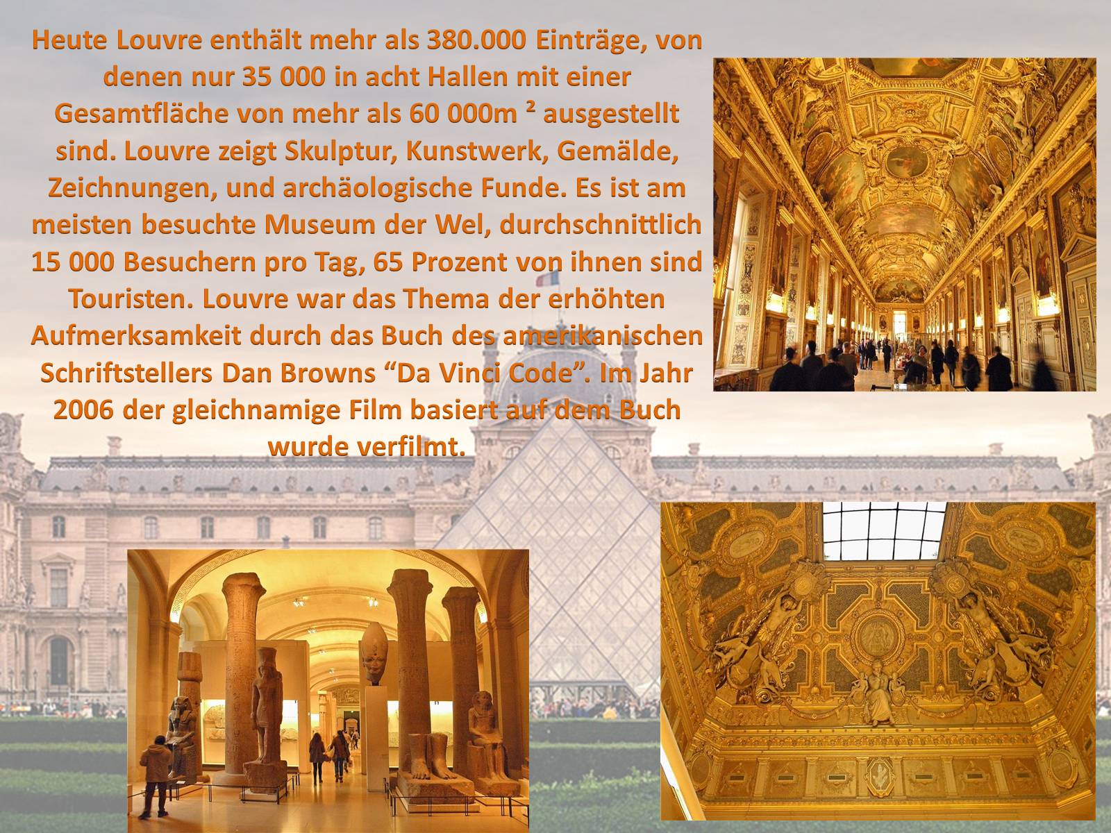 Презентація на тему «Der Louvre in Paris» - Слайд #8 Презентація на тему «Der Louvre in Paris» - Слайд #8