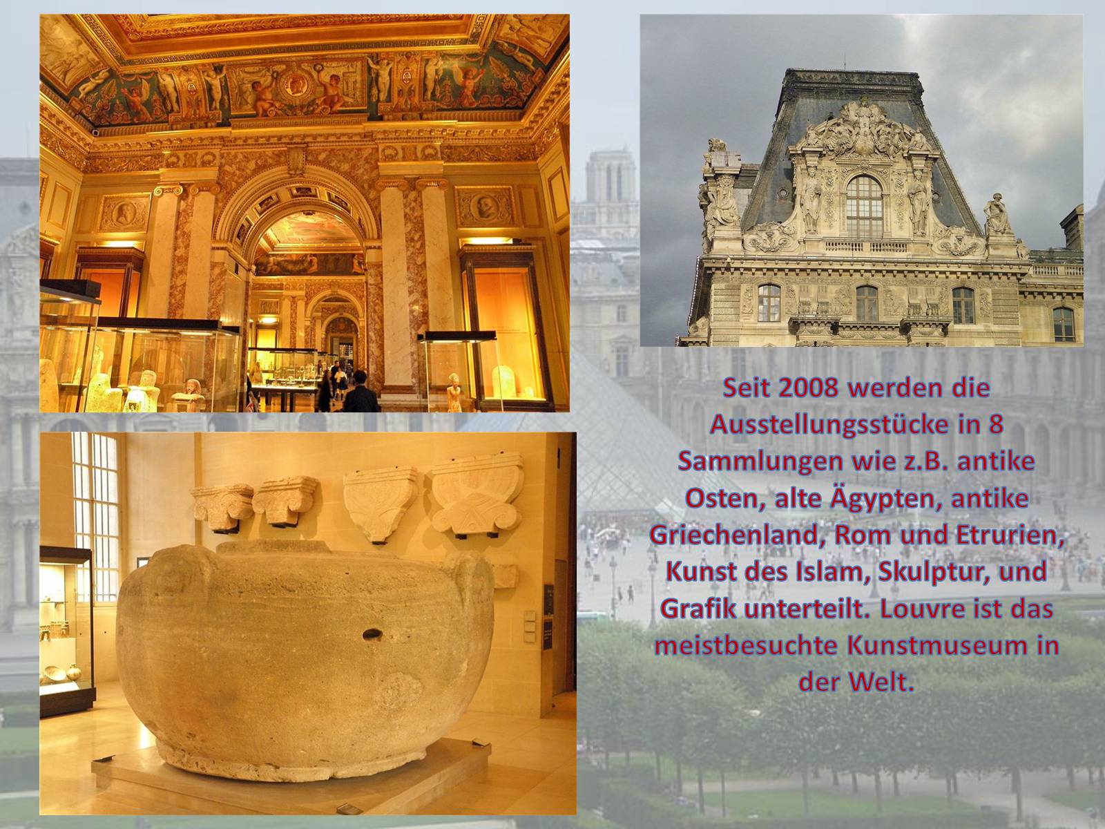 Презентація на тему «Der Louvre in Paris» - Слайд #9 Презентація на тему «Der Louvre in Paris» - Слайд #9