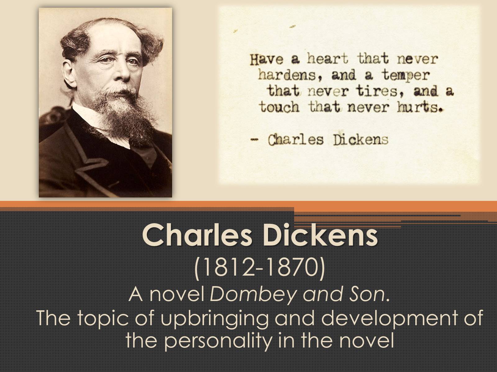 Презентація на тему «Charles Dickens» (варіант 2) - Слайд #1 Презентація на тему «Charles Dickens» (варіант 2) - Слайд #1