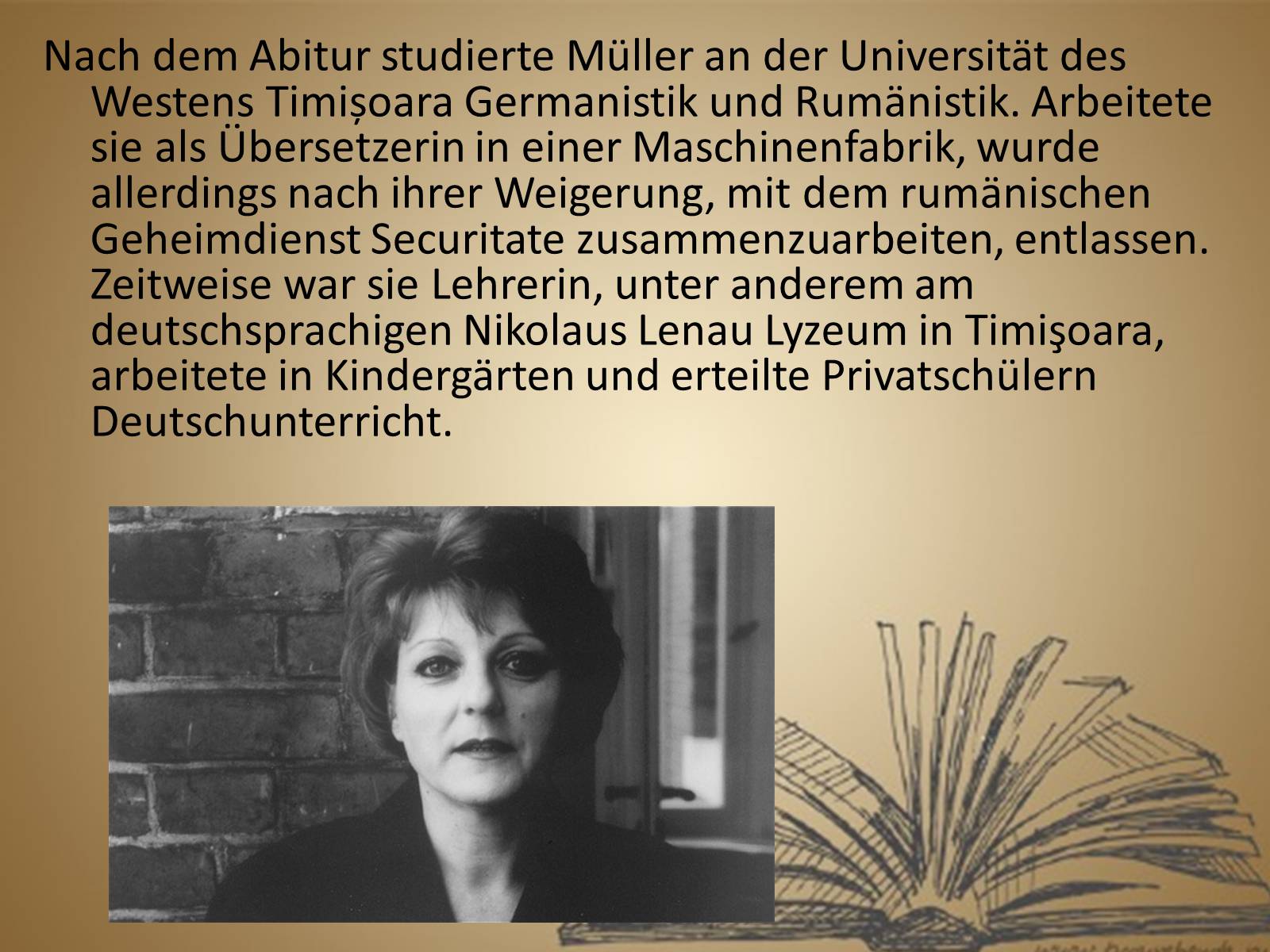 Презентація на тему «Herta Muller» - Слайд #3 Презентація на тему «Herta Muller» - Слайд #3
