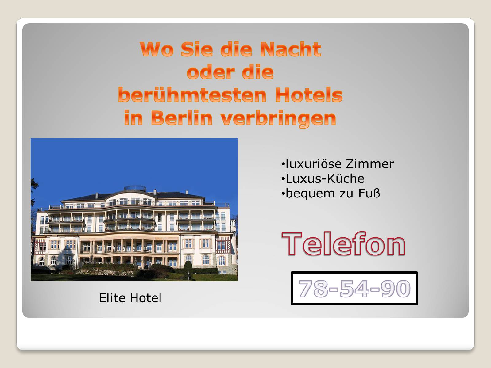 Презентація на тему «Interessante Tour durch Deutschland» - Слайд #12 Презентація на тему «Interessante Tour durch Deutschland» - Слайд #12
