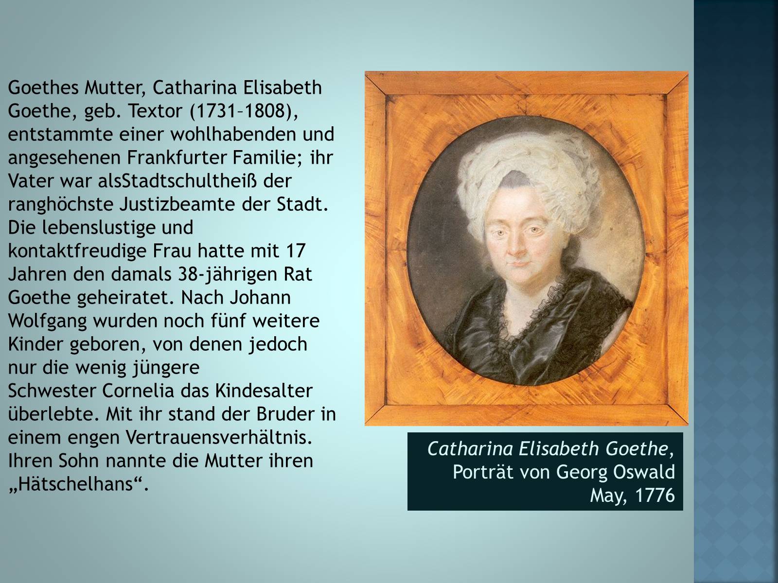 Презентація на тему «Johann Wolfgang von Goethe» (варіант 3) - Слайд #4 Презентація на тему «Johann Wolfgang von Goethe» (варіант 3) - Слайд #4