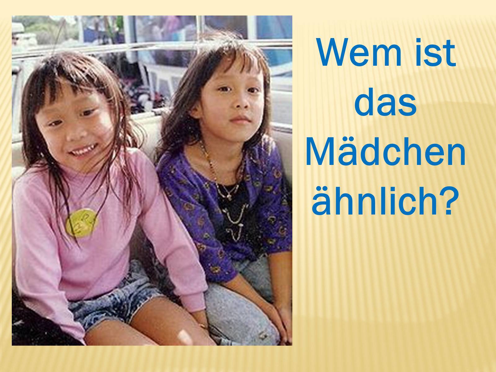 Презентація на тему «Wem ist der Sohn ahnlich?» - Слайд #3