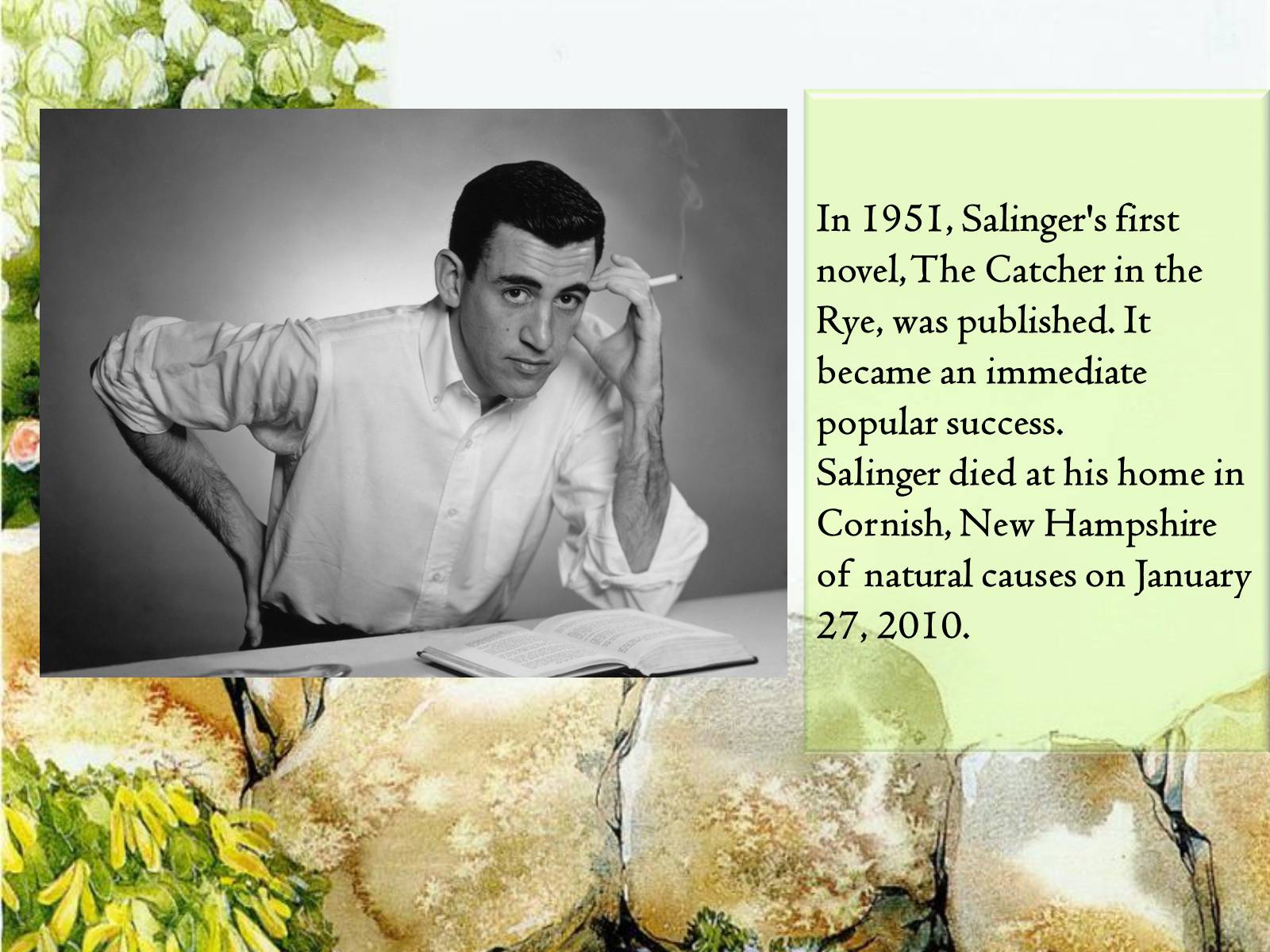Презентація на тему «Jerome David Salinger» - Слайд #4 Презентація на тему «Jerome David Salinger» - Слайд #4