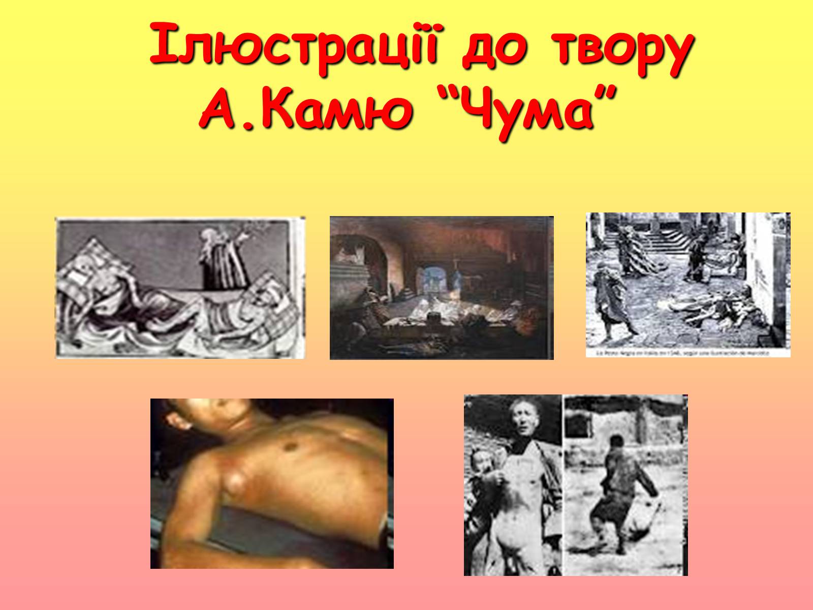 Презентація на тему «Аналіз твору А. Камю «Чума»» - Слайд #11 Презентація на тему «Аналіз твору А. Камю «Чума»» - Слайд #11