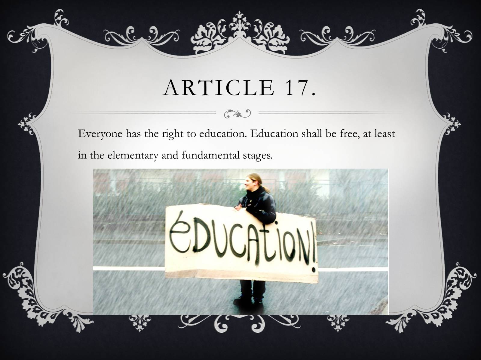 Презентація на тему «Everyone has the right to…» - Слайд #20 Презентація на тему «Everyone has the right to…» - Слайд #20