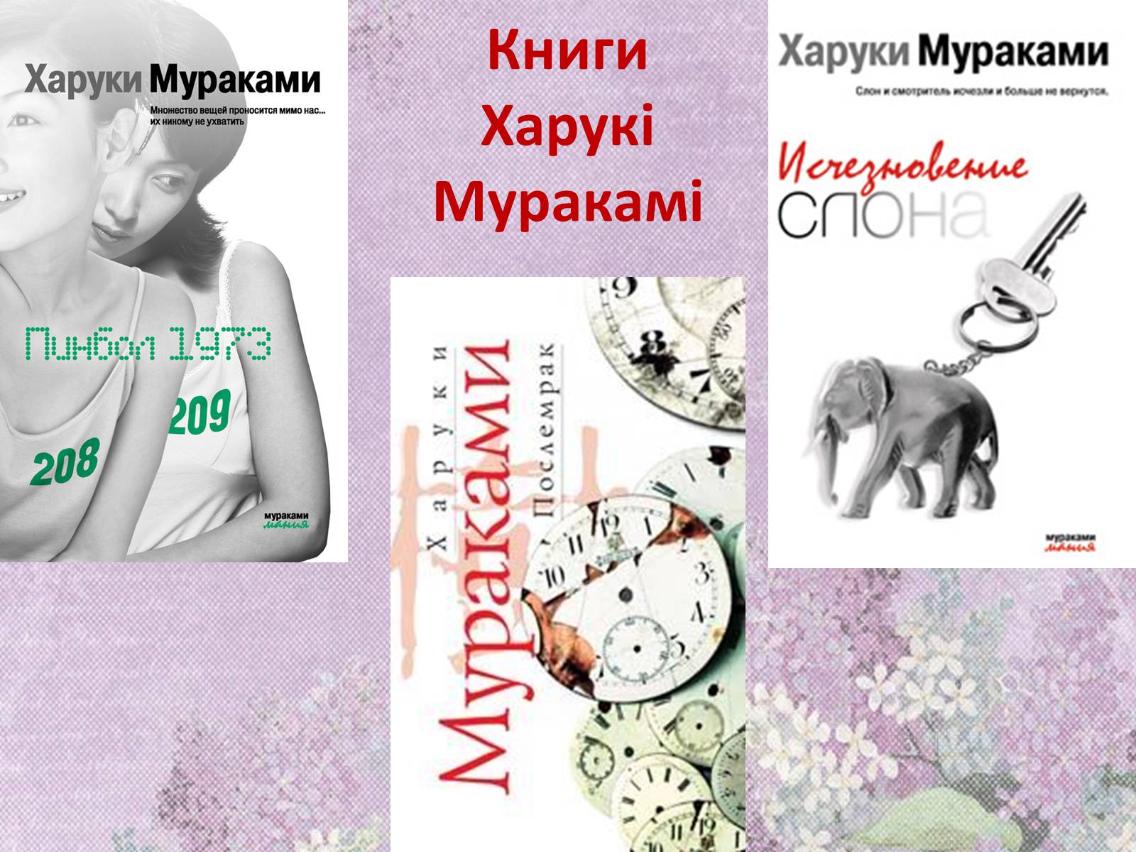 Презентація на тему «Харукі Муракамі» (варіант 1) - Слайд #17 Презентація на тему «Харукі Муракамі» (варіант 1) - Слайд #17