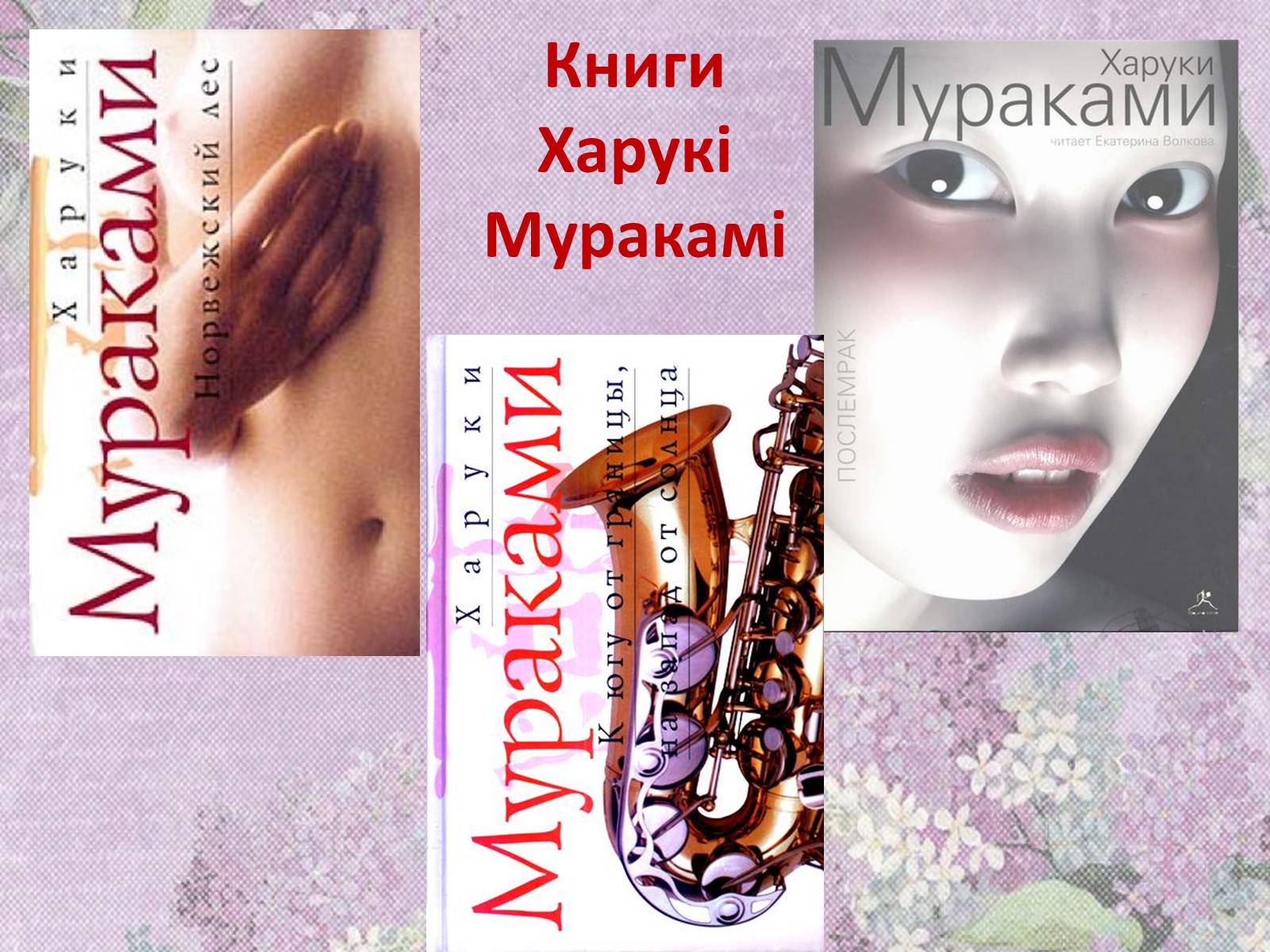 Презентація на тему «Харукі Муракамі» (варіант 1) - Слайд #19 Презентація на тему «Харукі Муракамі» (варіант 1) - Слайд #19
