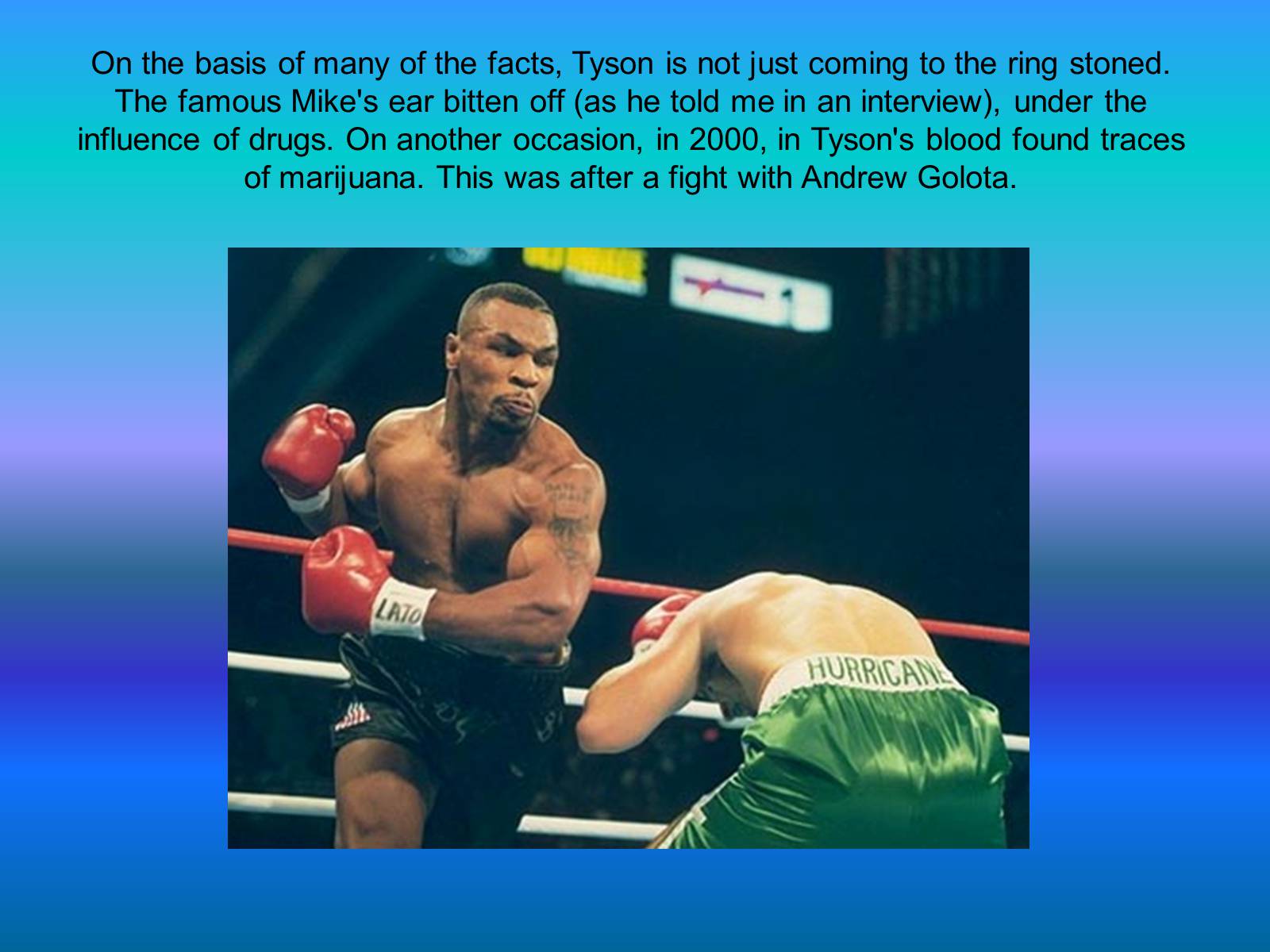 Презентація на тему «Mike Tyson» - Слайд #9 Презентація на тему «Mike Tyson» - Слайд #9