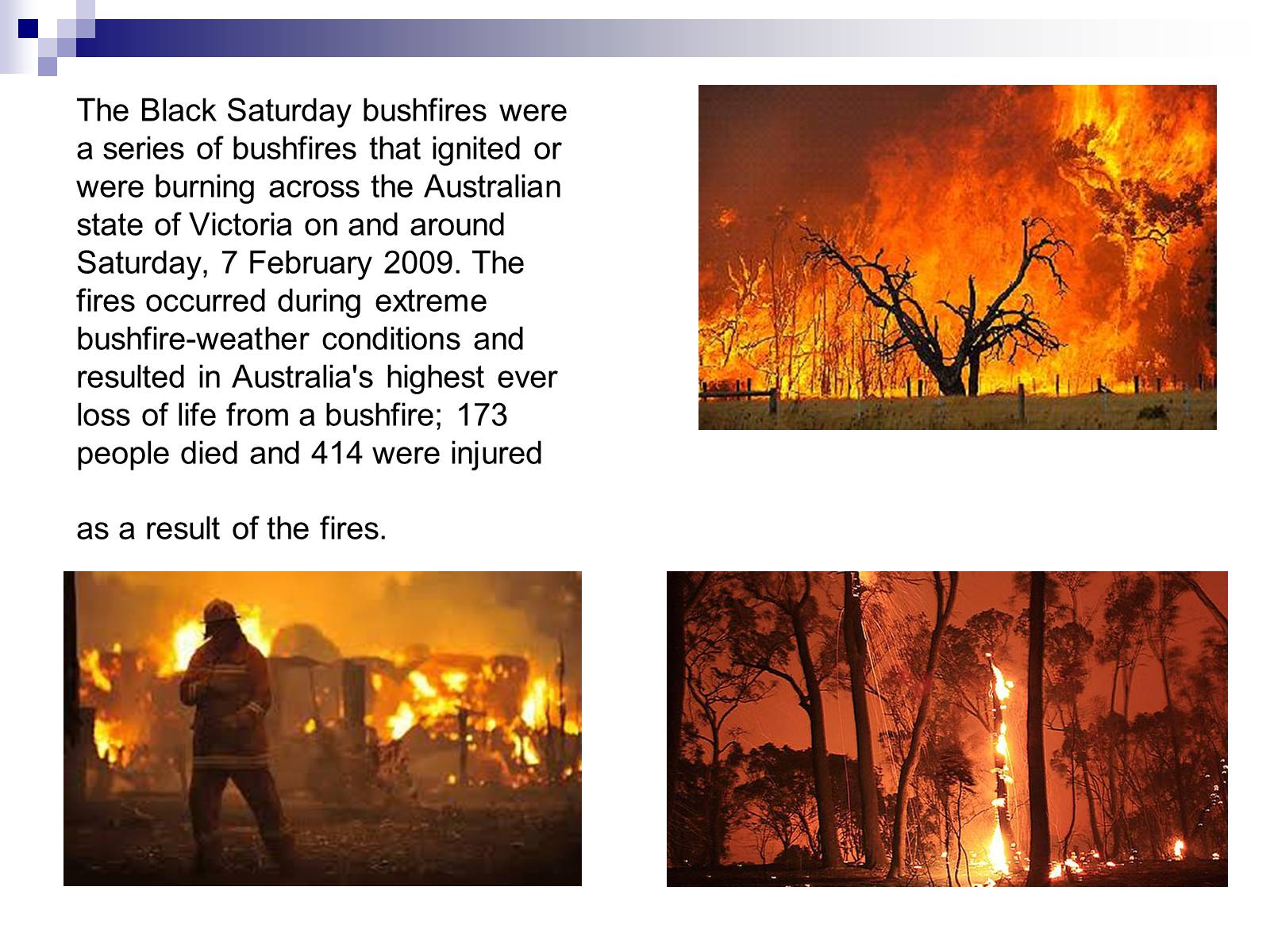 Презентація на тему «Black Saturday bushfires» - Слайд #2 Презентація на тему «Black Saturday bushfires» - Слайд #2
