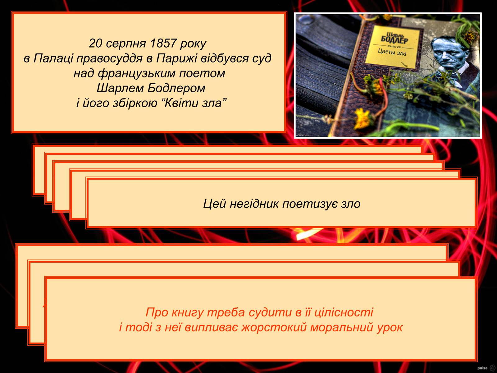 Презентація на тему «Шарль Бодлер» (варіант 5) - Слайд #2 Презентація на тему «Шарль Бодлер» (варіант 5) - Слайд #2