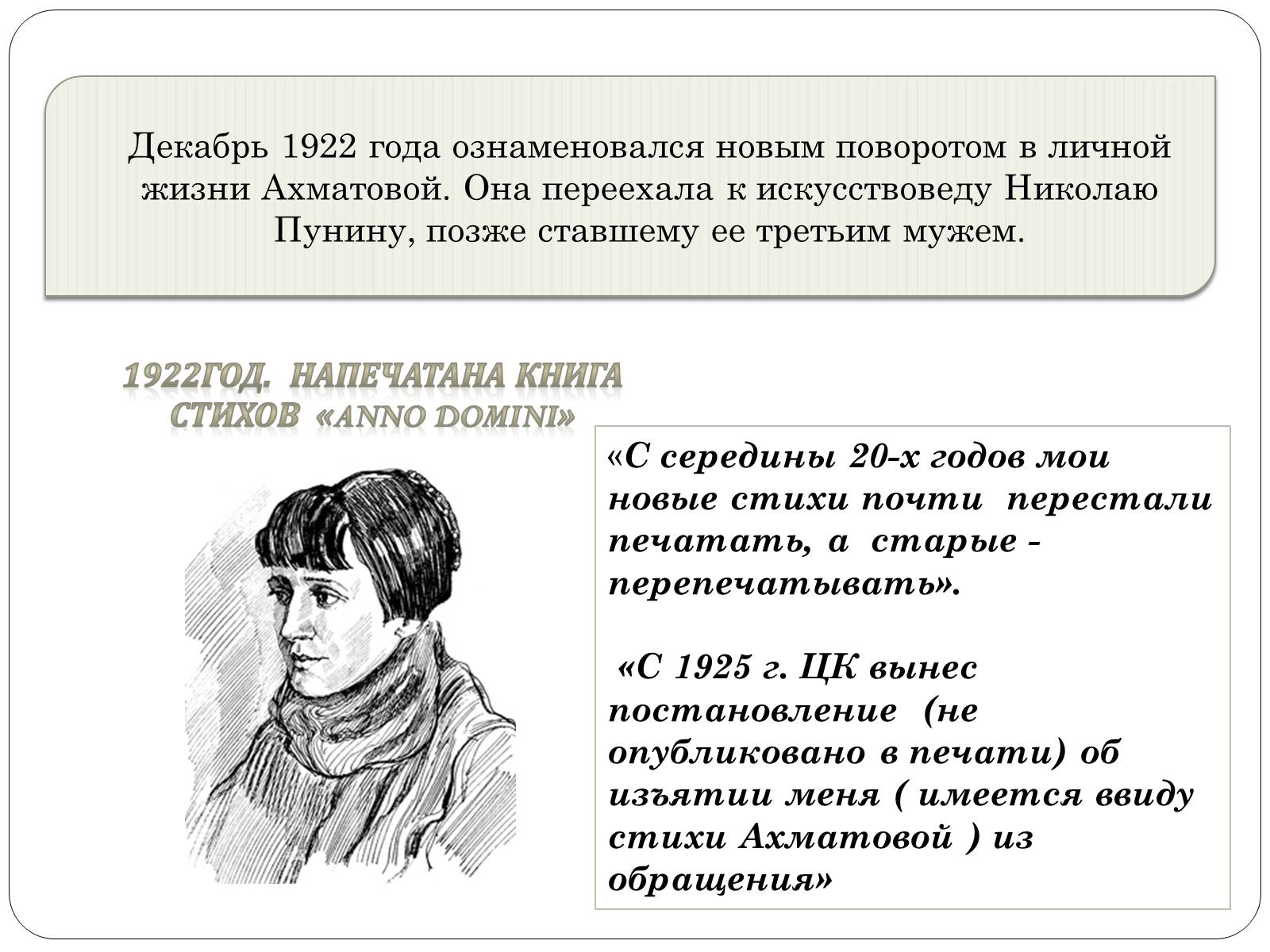 Презентація на тему «Анна Ахматова» (варіант 12) - Слайд #12 Презентація на тему «Анна Ахматова» (варіант 12) - Слайд #12