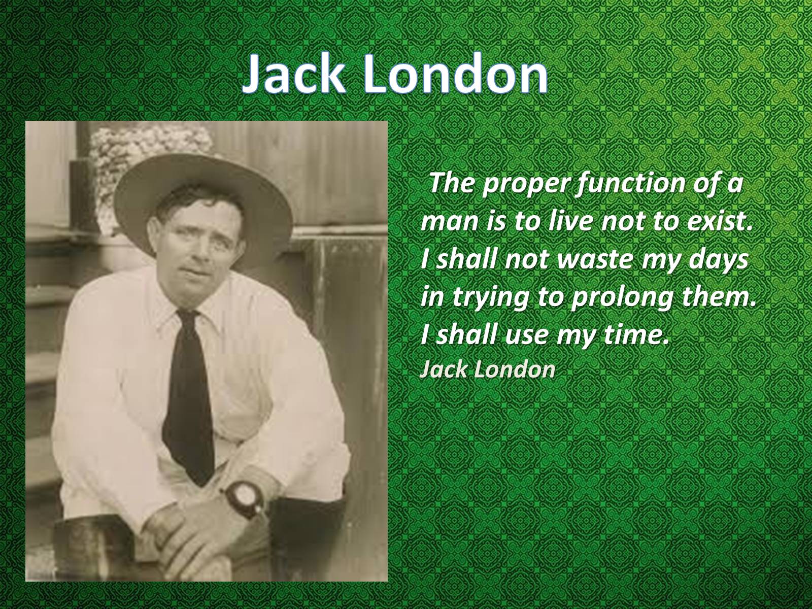 Презентація на тему «Jack London» (варіант 2) - Слайд #1 Презентація на тему «Jack London» (варіант 2) - Слайд #1