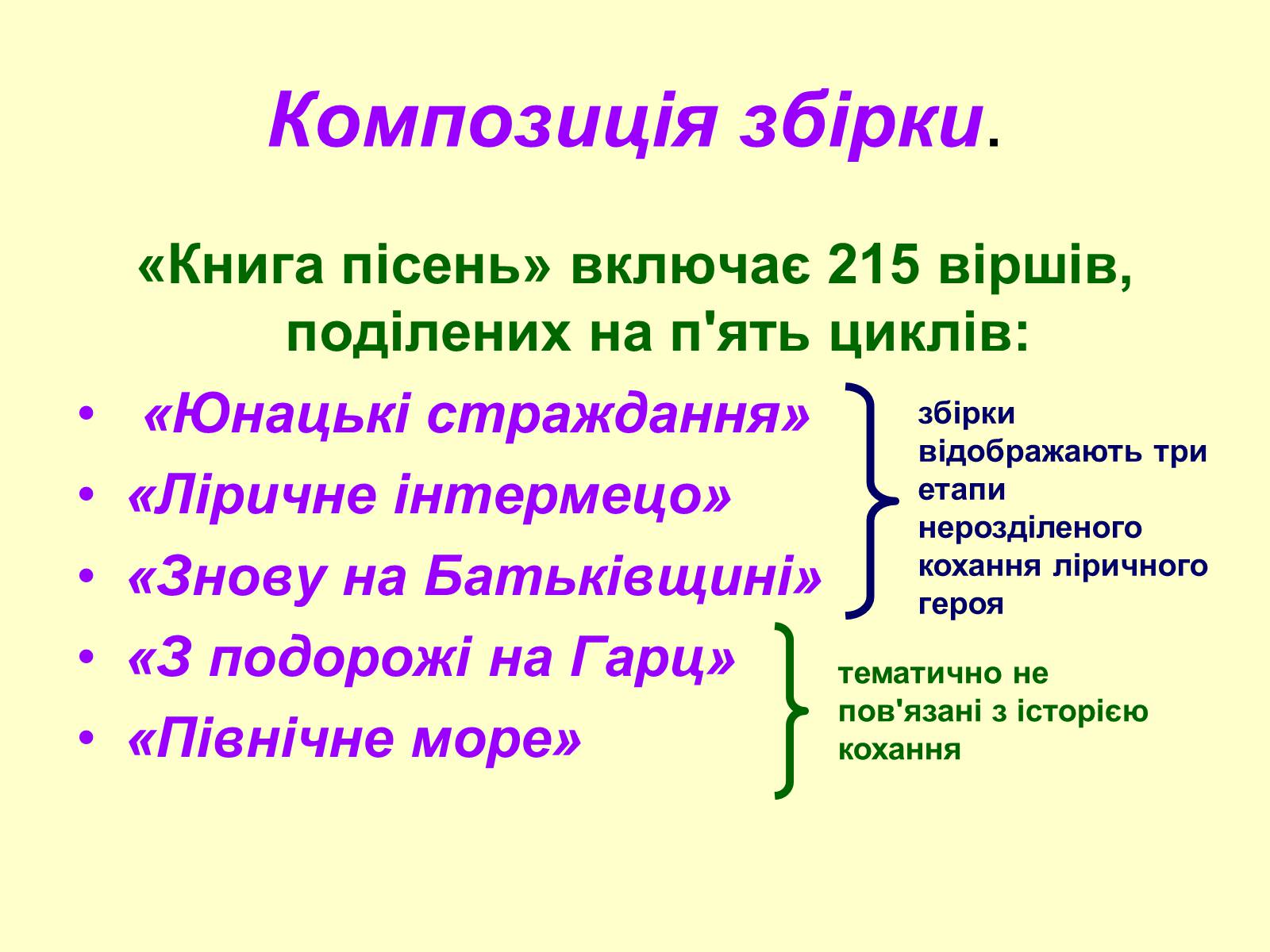 Презентація на тему «Поетична збірка «Книга пісень»» - Слайд #4 Презентація на тему «Поетична збірка «Книга пісень»» - Слайд #4