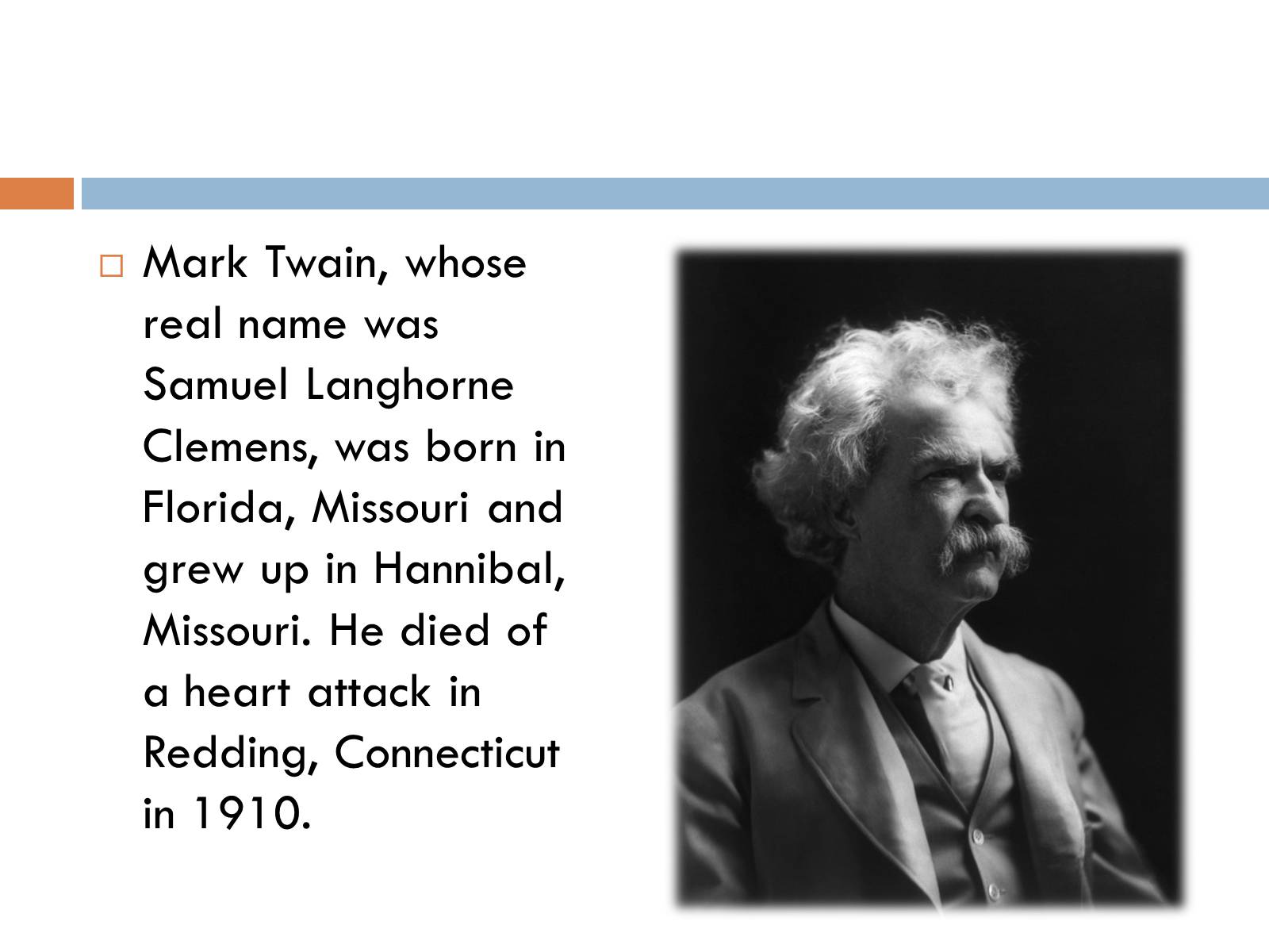 Презентація на тему «The religion and political views of Mark Twain» - Слайд #2 Презентація на тему «The religion and political views of Mark Twain» - Слайд #2