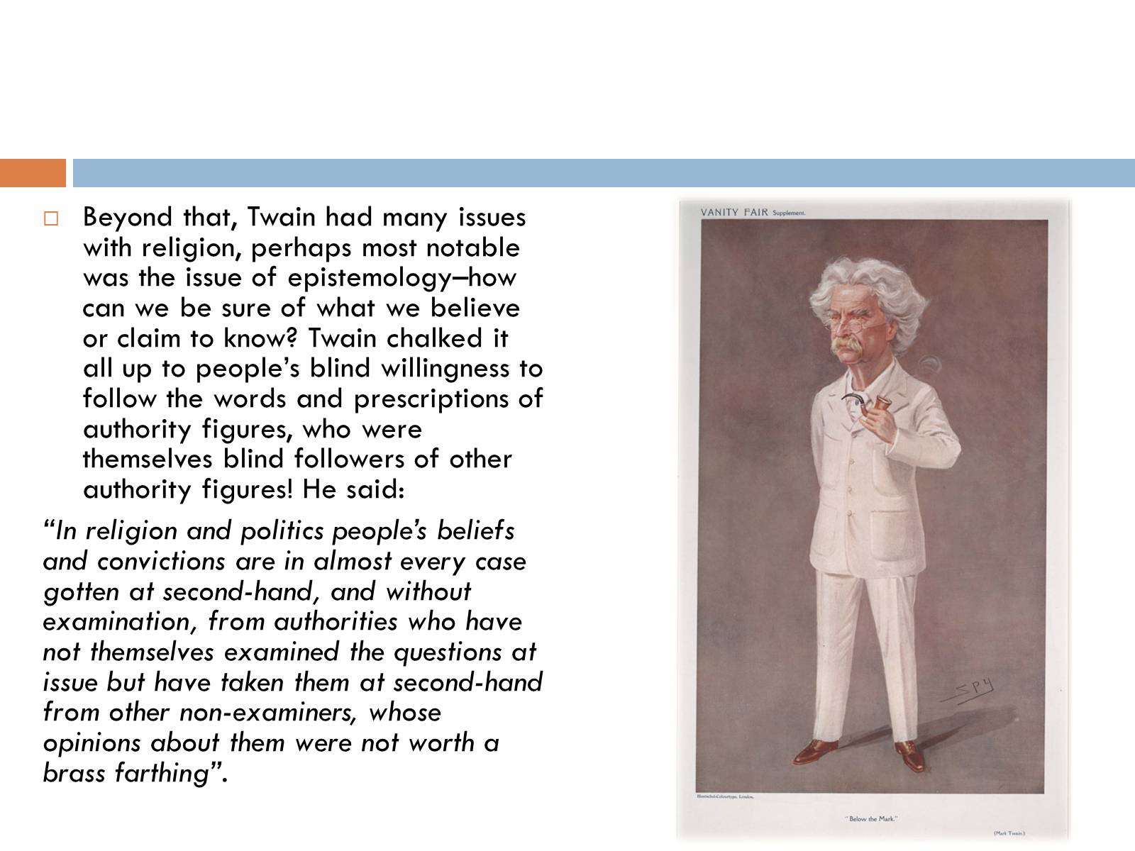 Презентація на тему «The religion and political views of Mark Twain» - Слайд #4 Презентація на тему «The religion and political views of Mark Twain» - Слайд #4