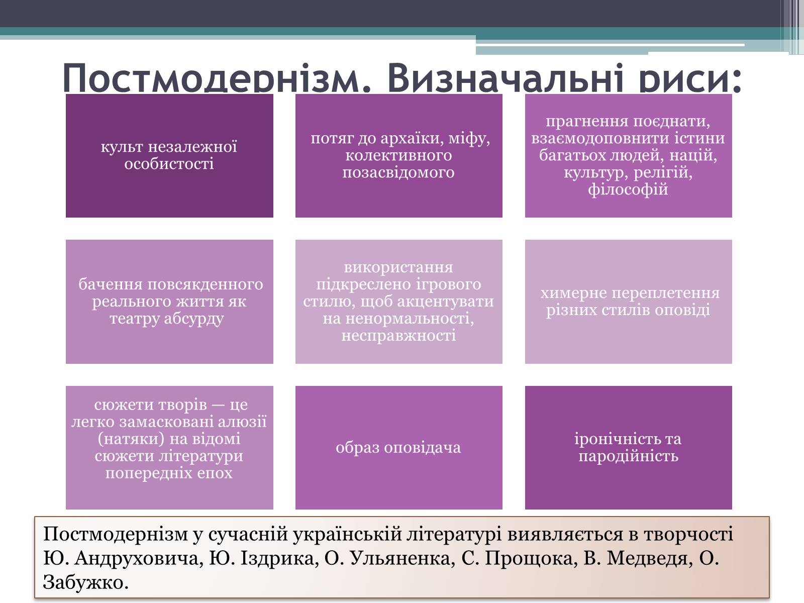 Презентація на тему «Літературні течії» - Слайд #15 Презентація на тему «Літературні течії» - Слайд #15