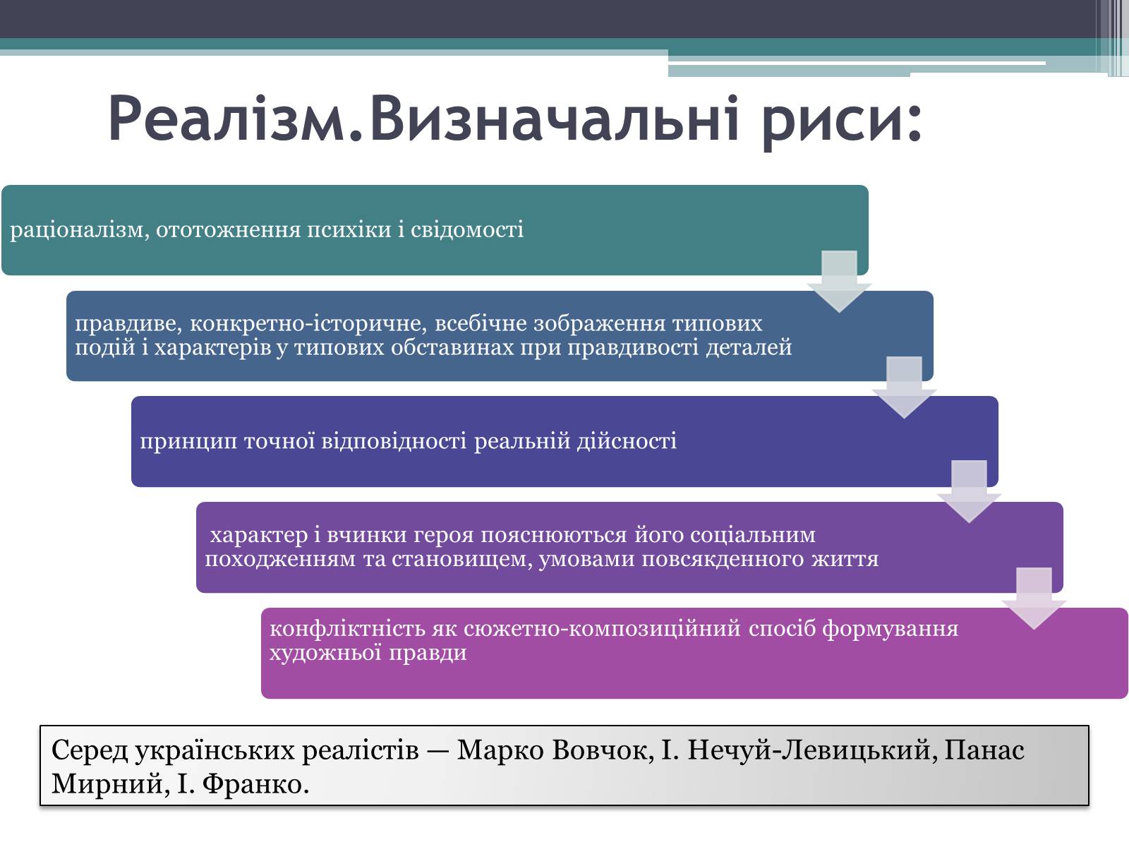 Презентація на тему «Літературні течії» - Слайд #8 Презентація на тему «Літературні течії» - Слайд #8