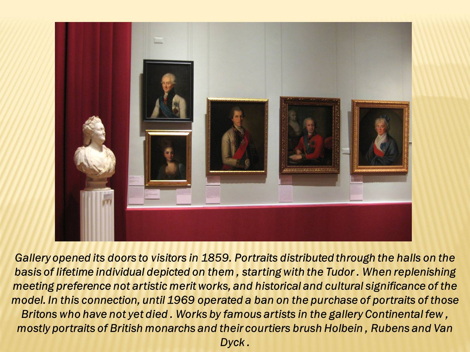 Презентація на тему «The National Portrait Gallery in London» - Слайд #5 Презентація на тему «The National Portrait Gallery in London» - Слайд #5