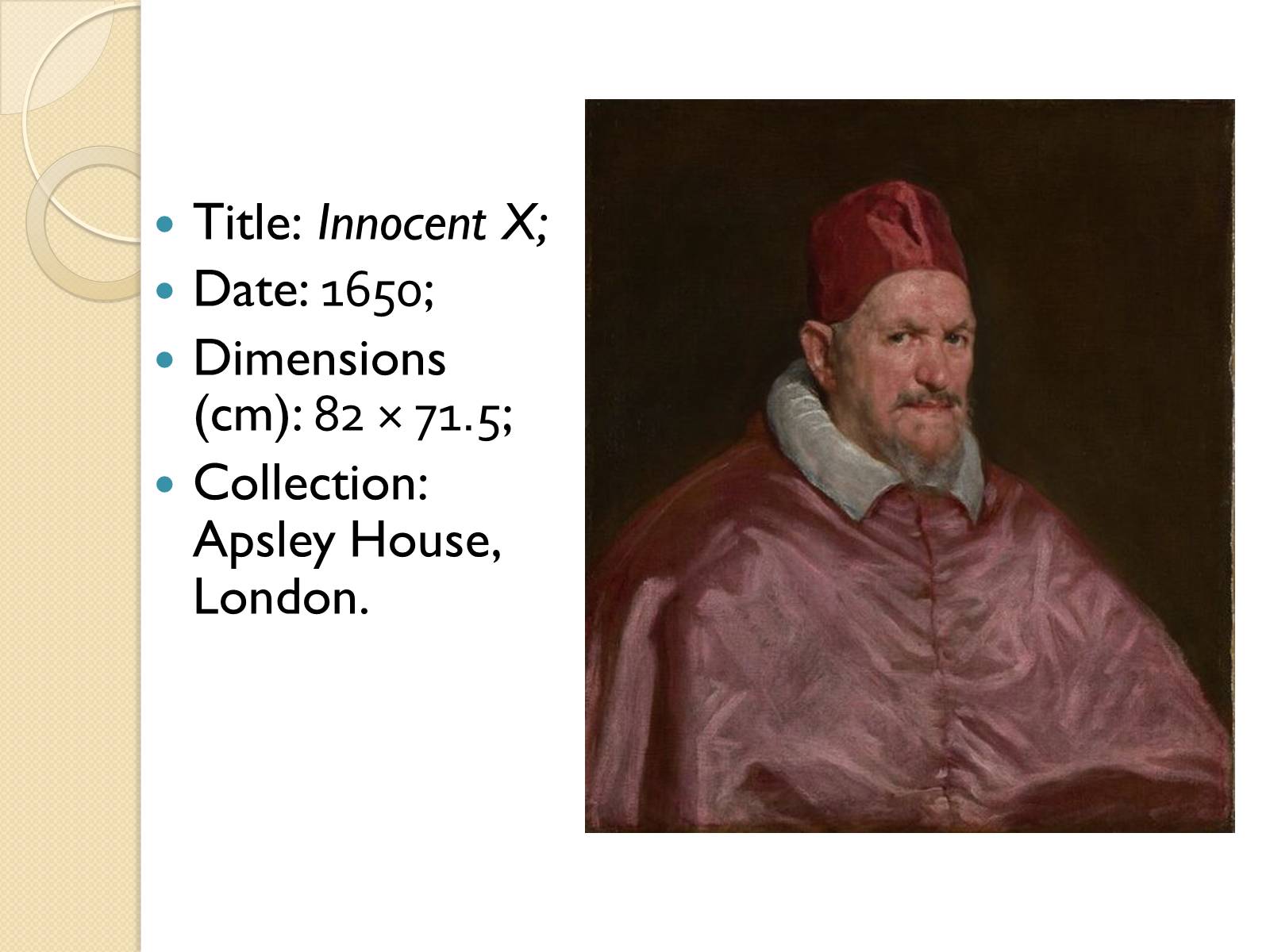Презентація на тему «Diego Rodriguez de Silva y Velazquez» - Слайд #14 Презентація на тему «Diego Rodriguez de Silva y Velazquez» - Слайд #14